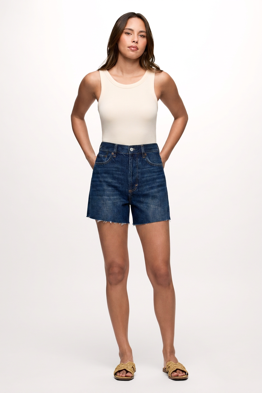 Color:Cedar - 5" | 5" A-Line Vintage Cut-Off Short