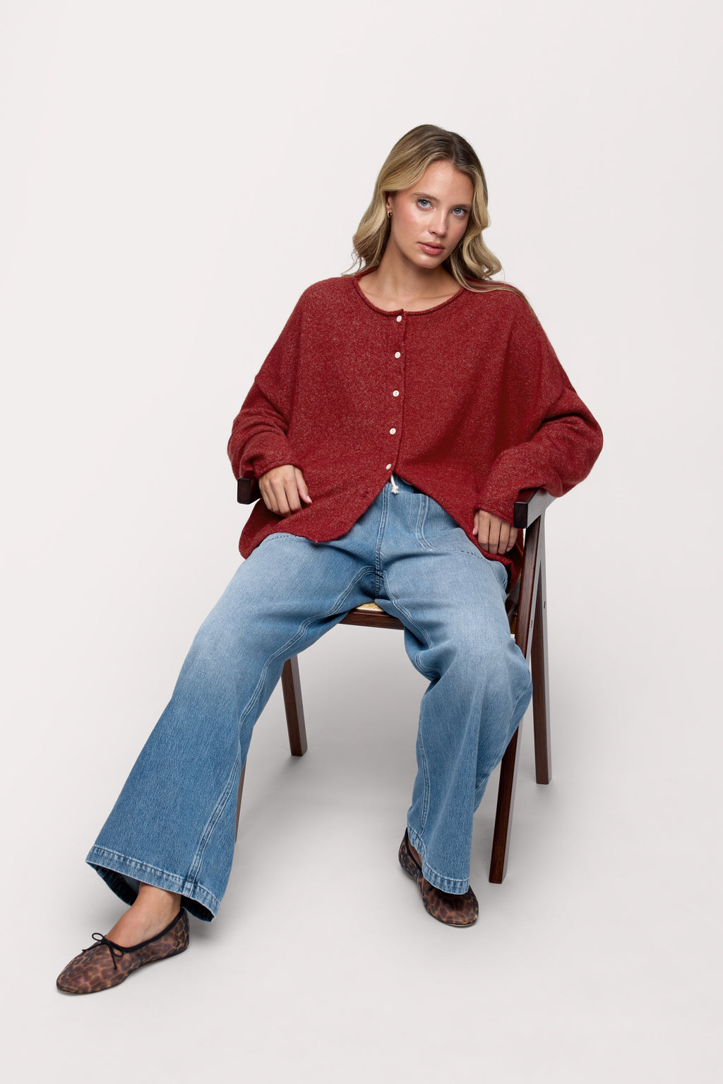 nuuds pull on jeans womens wide leg pants casual denim bottoms