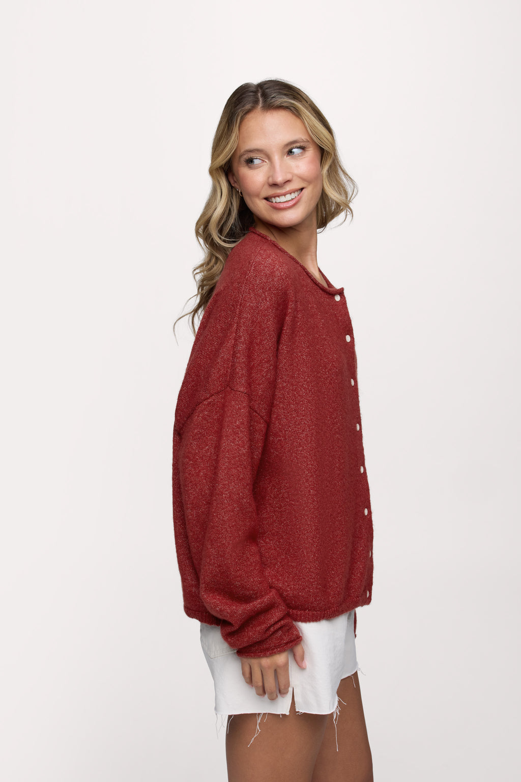 Cozy Knit Boxy Cardigan
