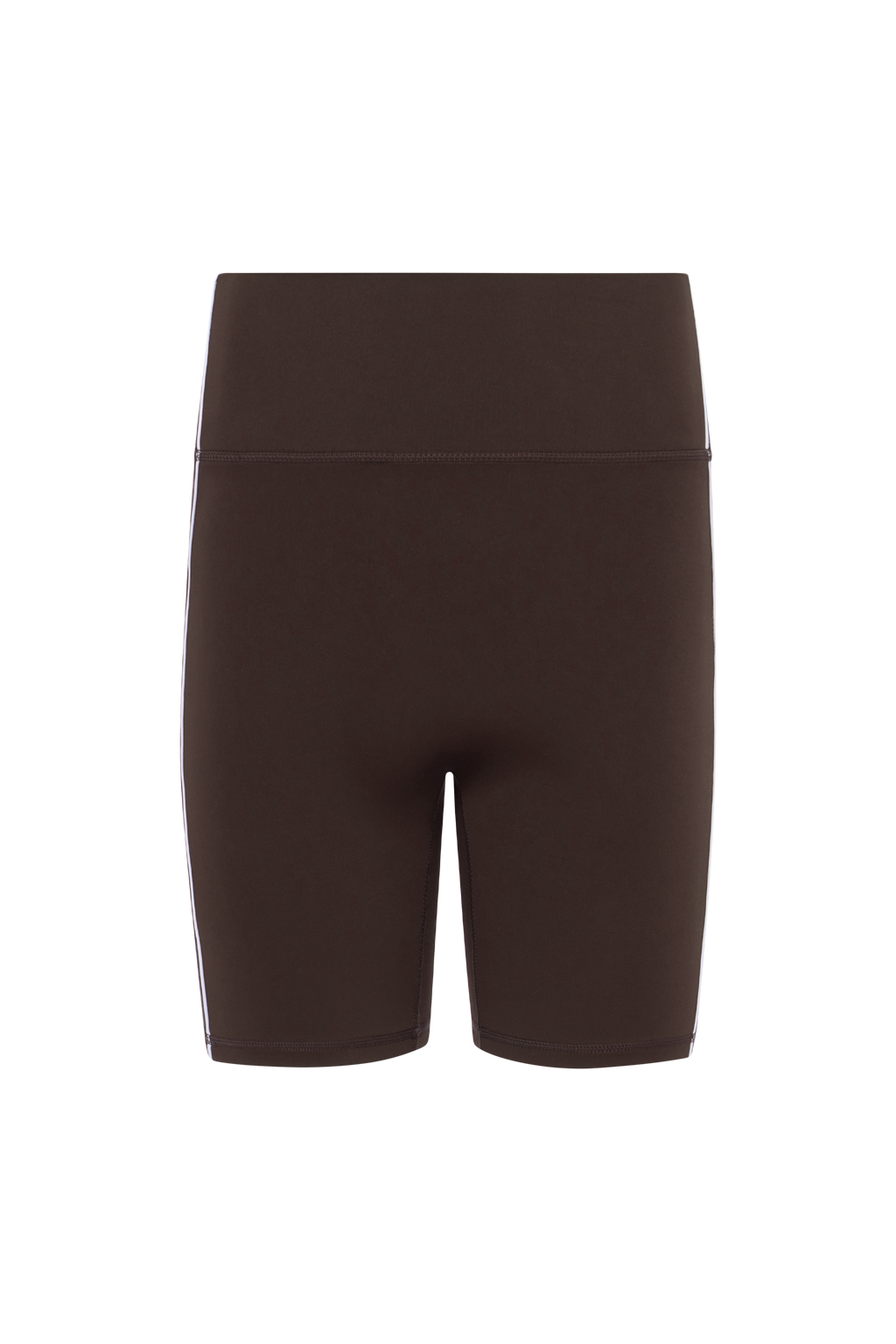 Color:Espresso | Motion Piped Biker Short with Pocket