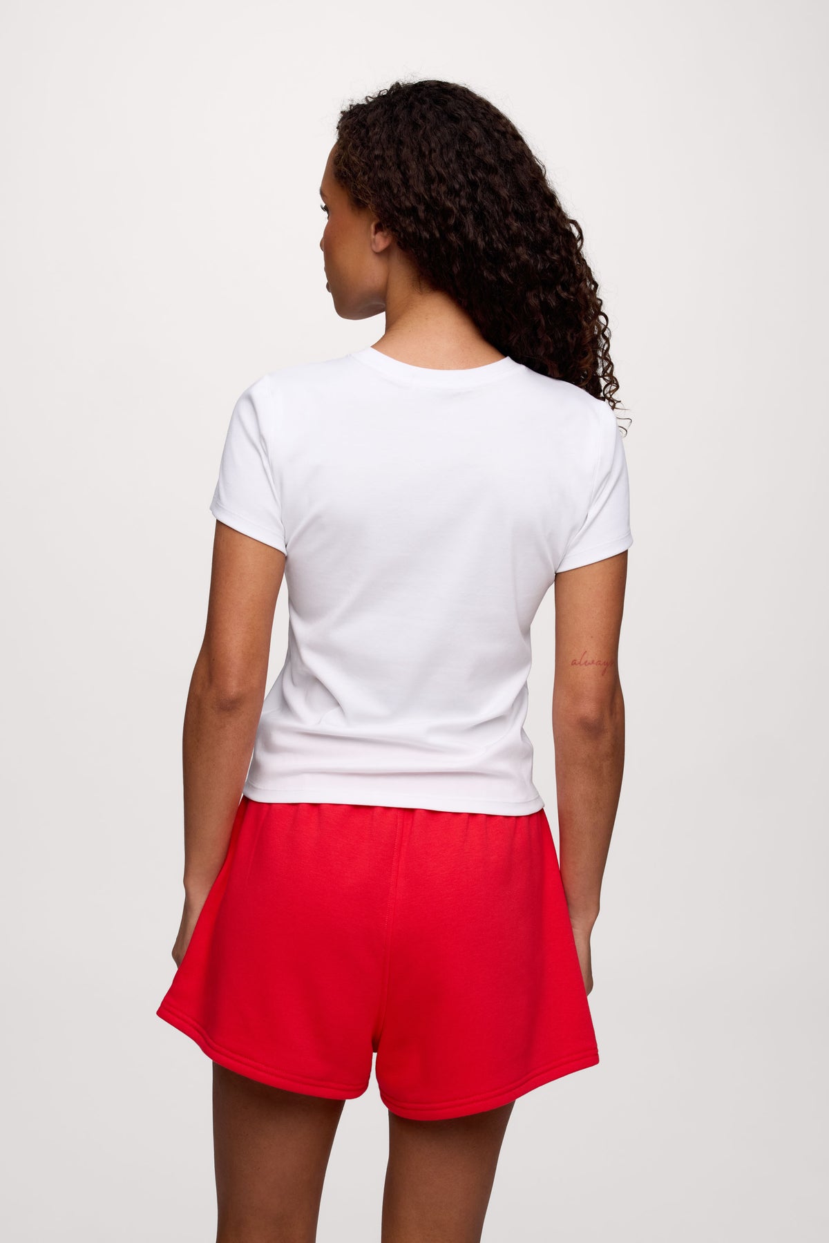 Color:White | Shrunken Tee