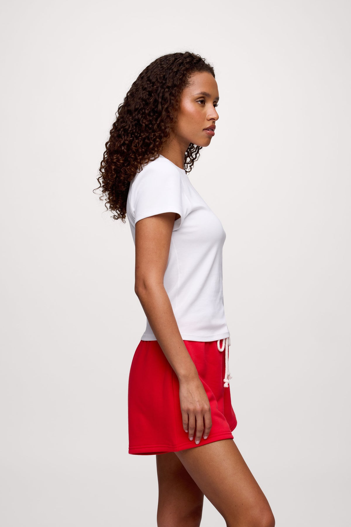 Color:White | Shrunken Tee