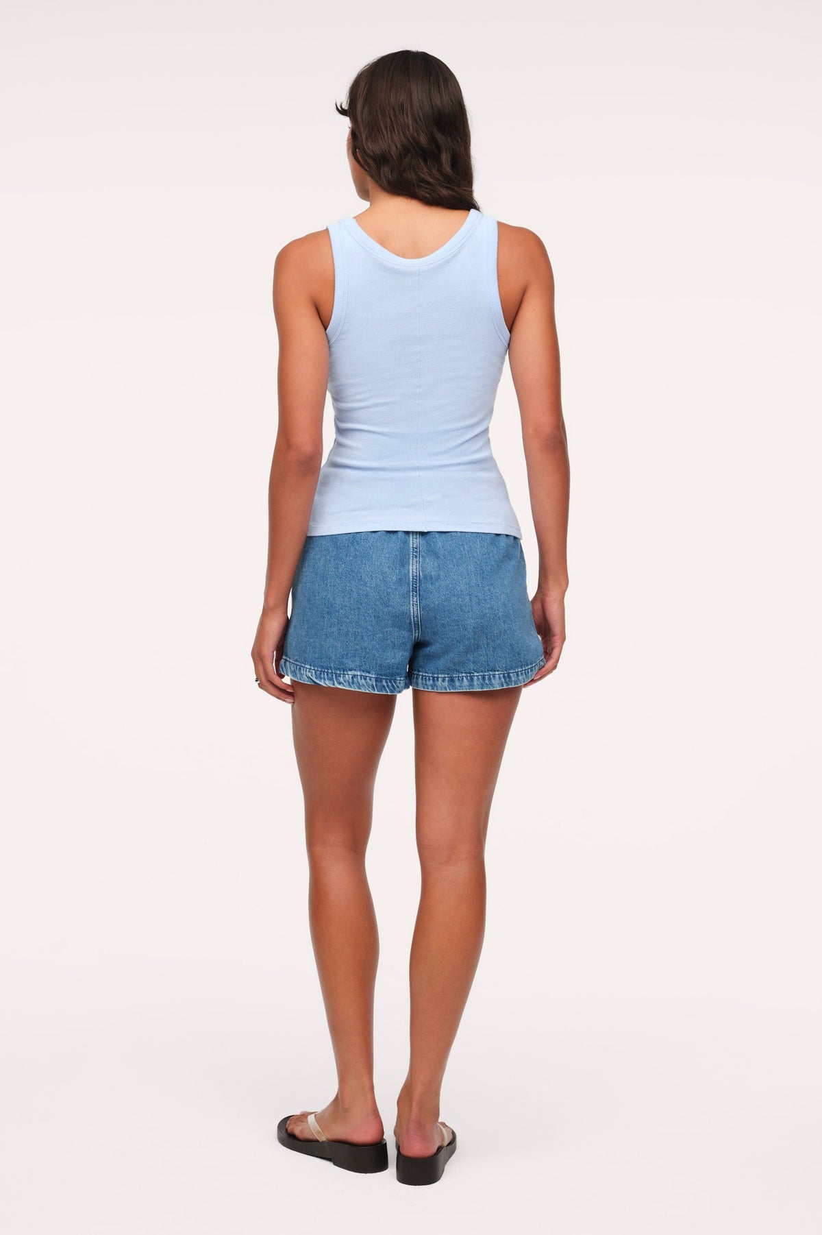 Color:Sky | Slinky Rib Tank