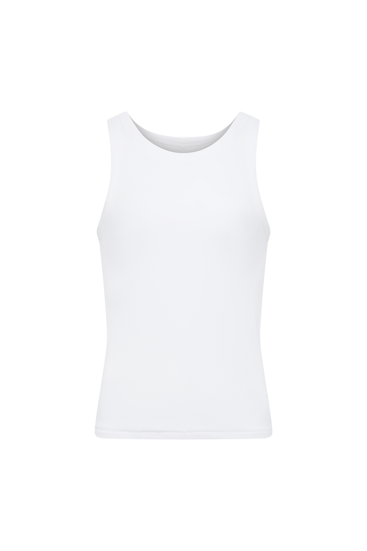 Color:White | Slinky Rib Tank