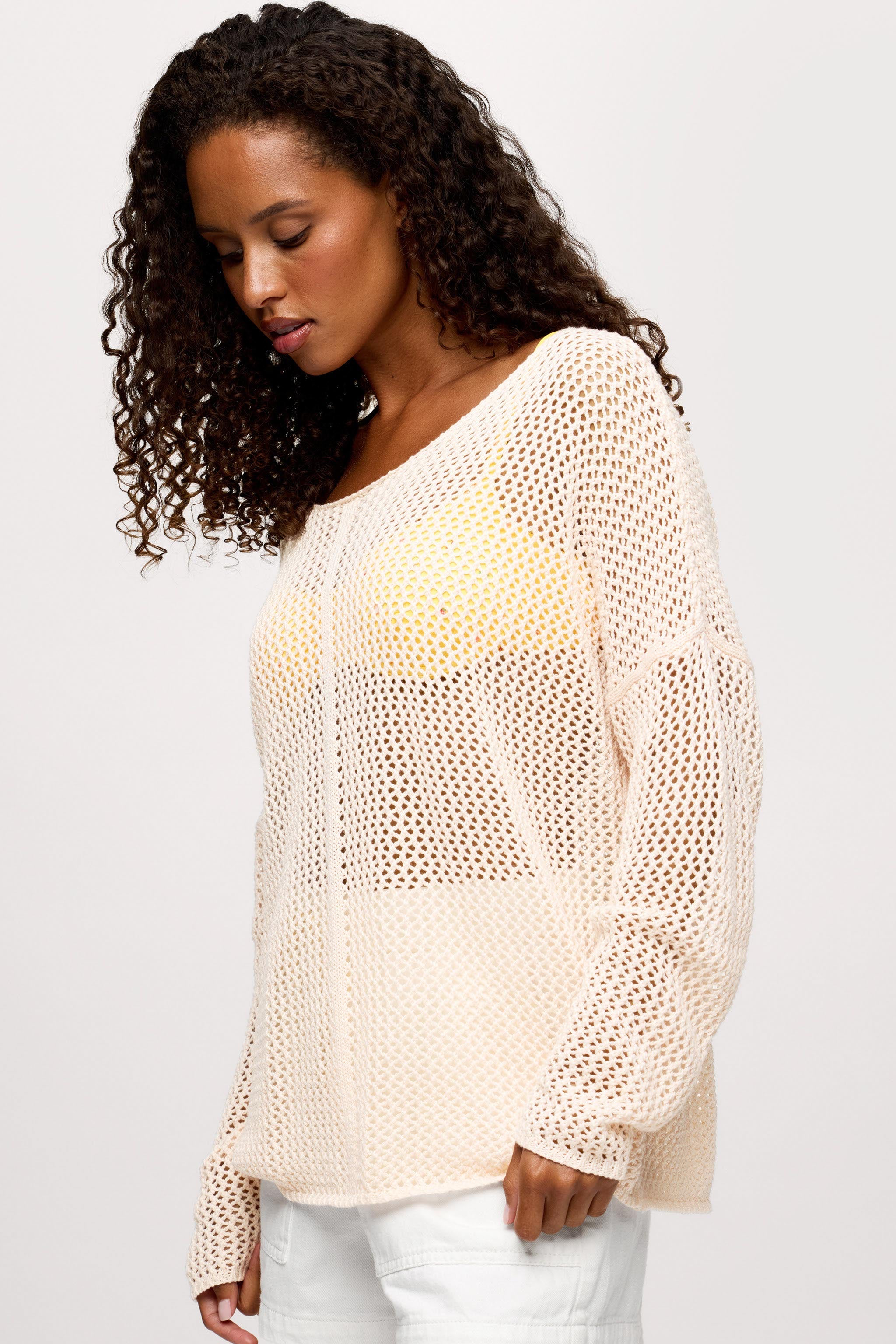 Open Knit Sweater