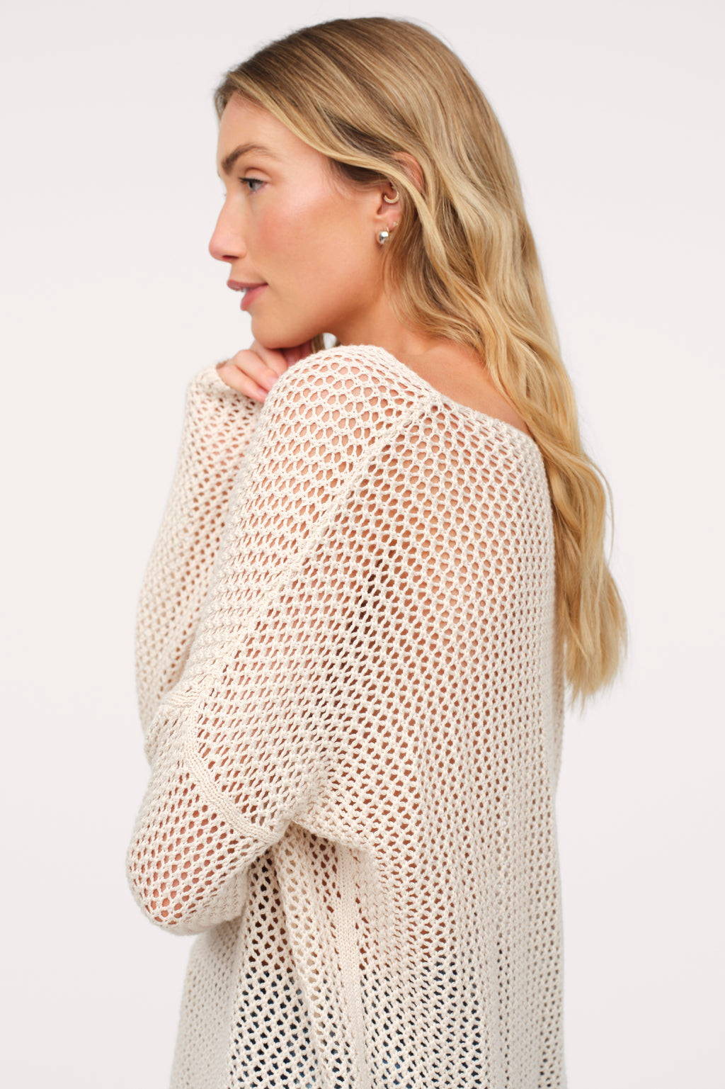 Open Knit Sweater