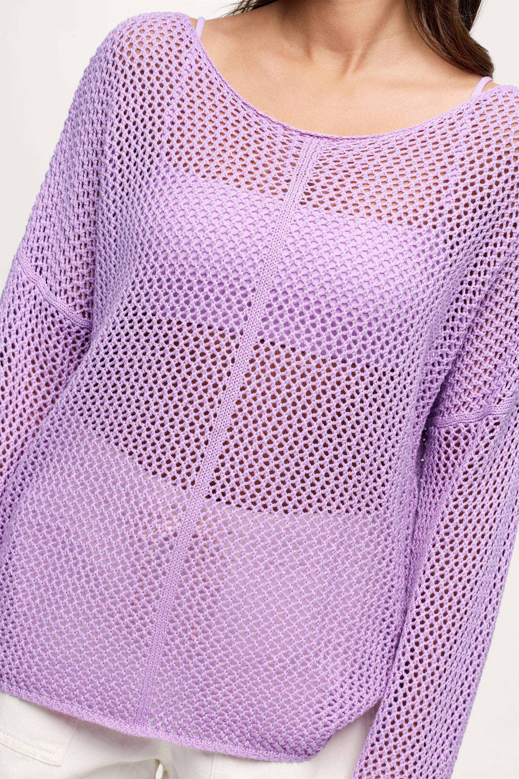 Open Knit Sweater