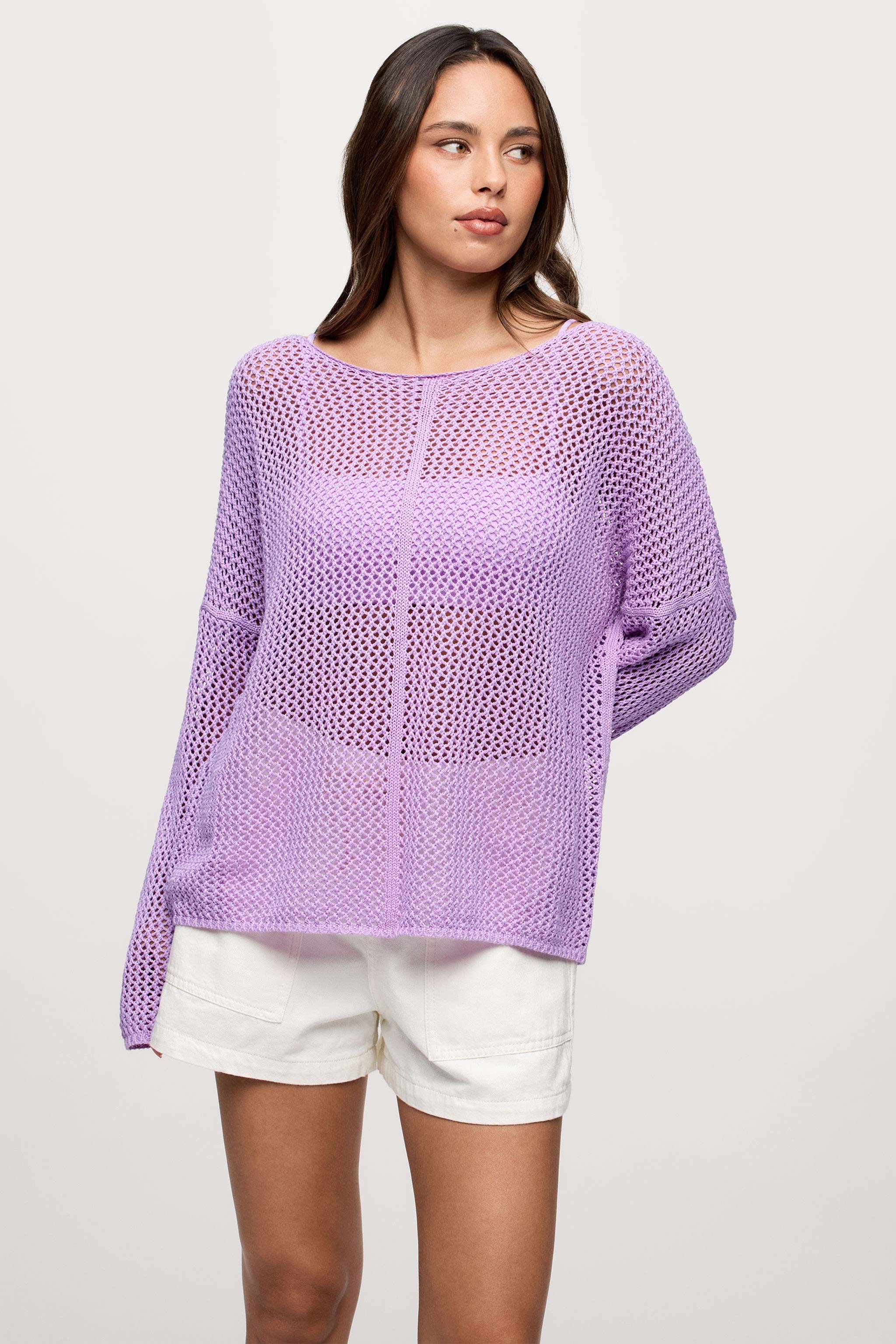 Open Knit Sweater