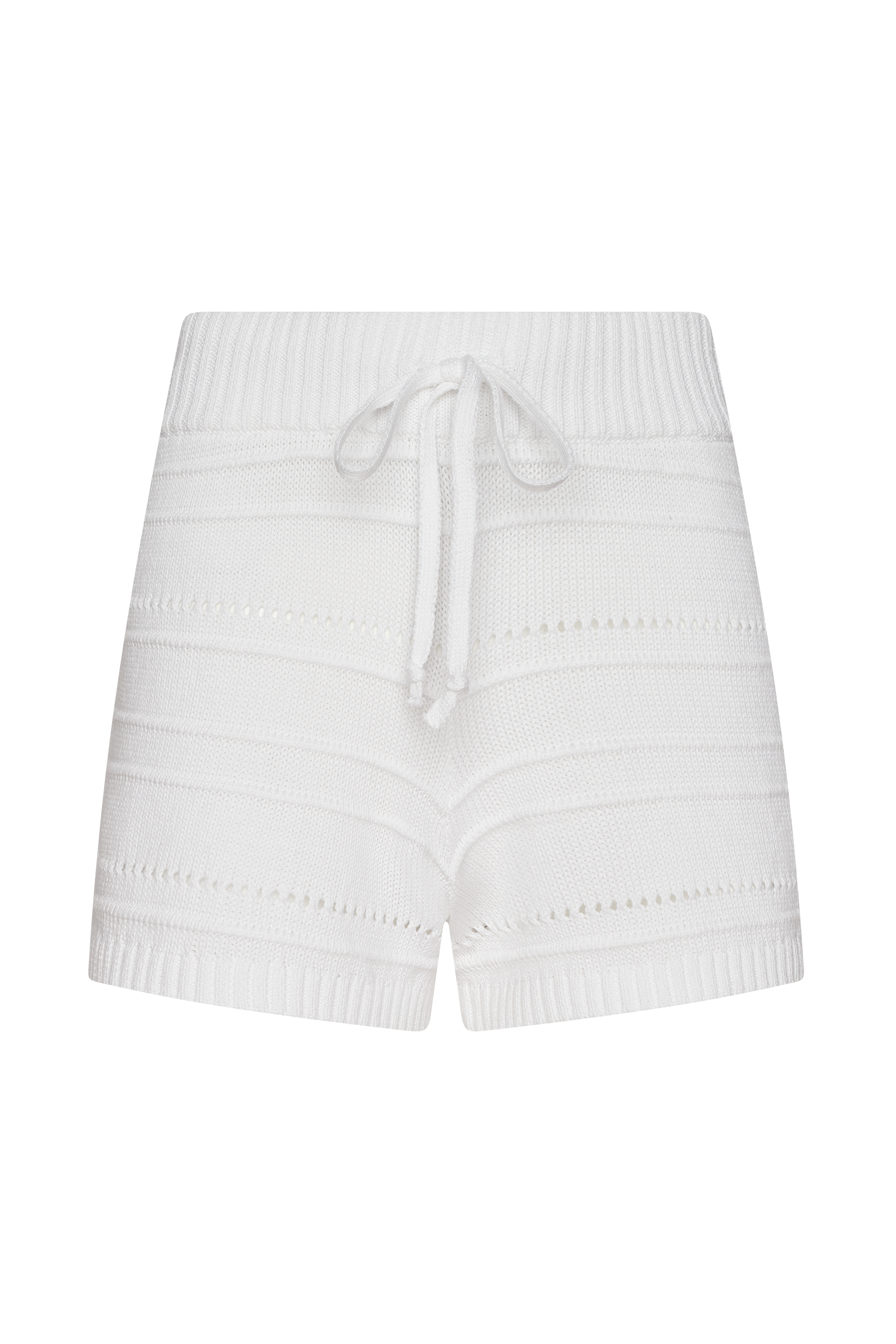 Newport Sweater Short | White