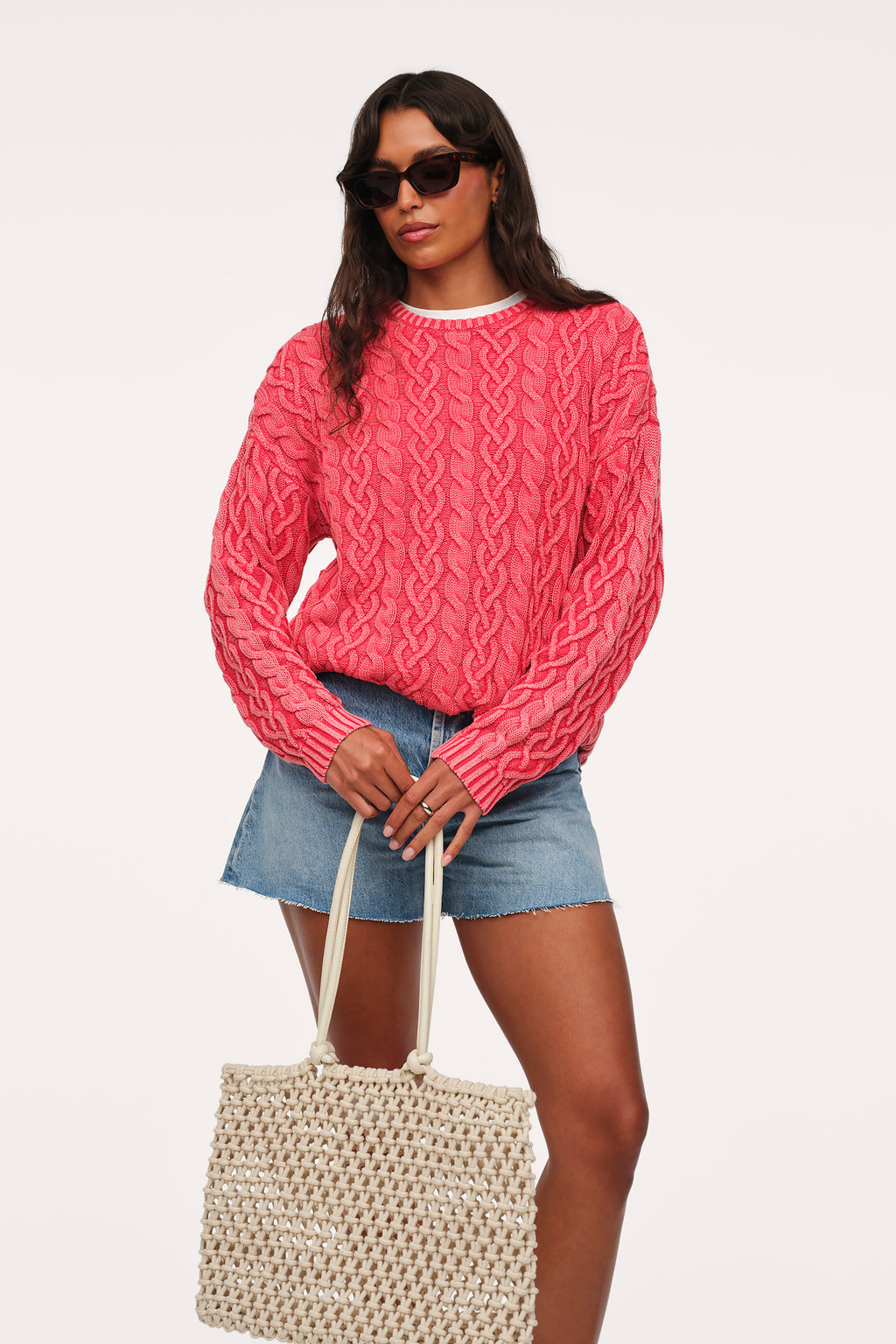 Lightweight Cable Sweater
