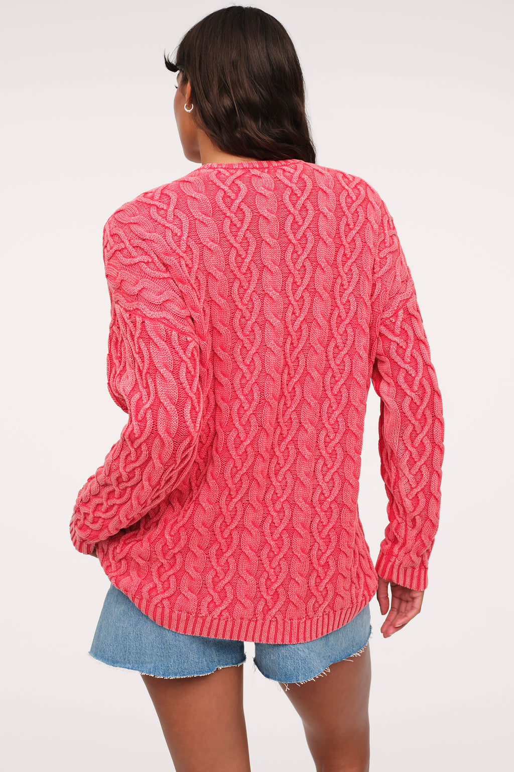 Lightweight Cable Sweater