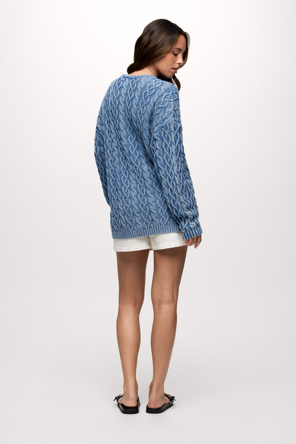 Lightweight Cable Sweater