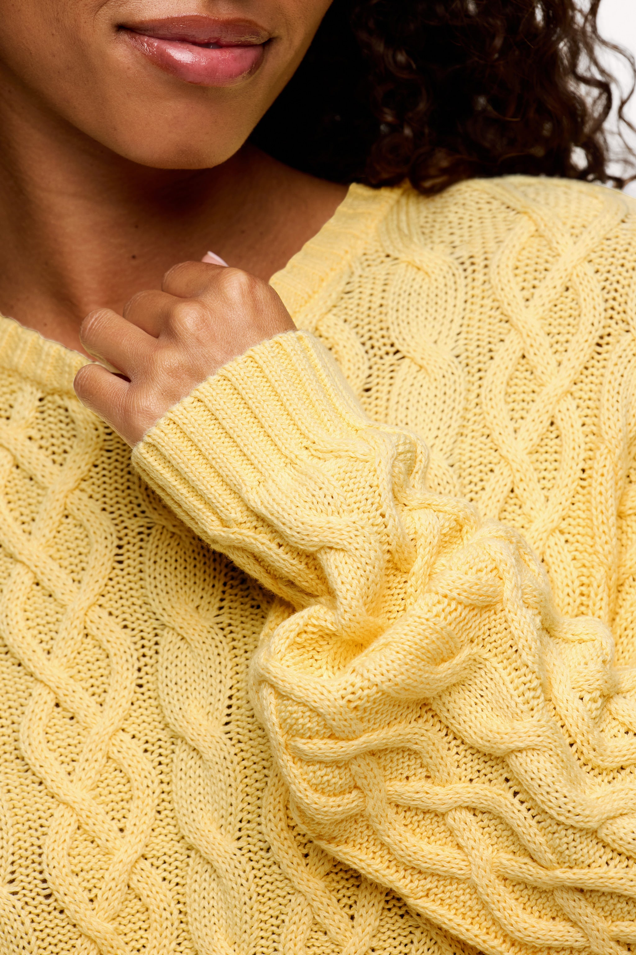 Lightweight Cable Sweater
