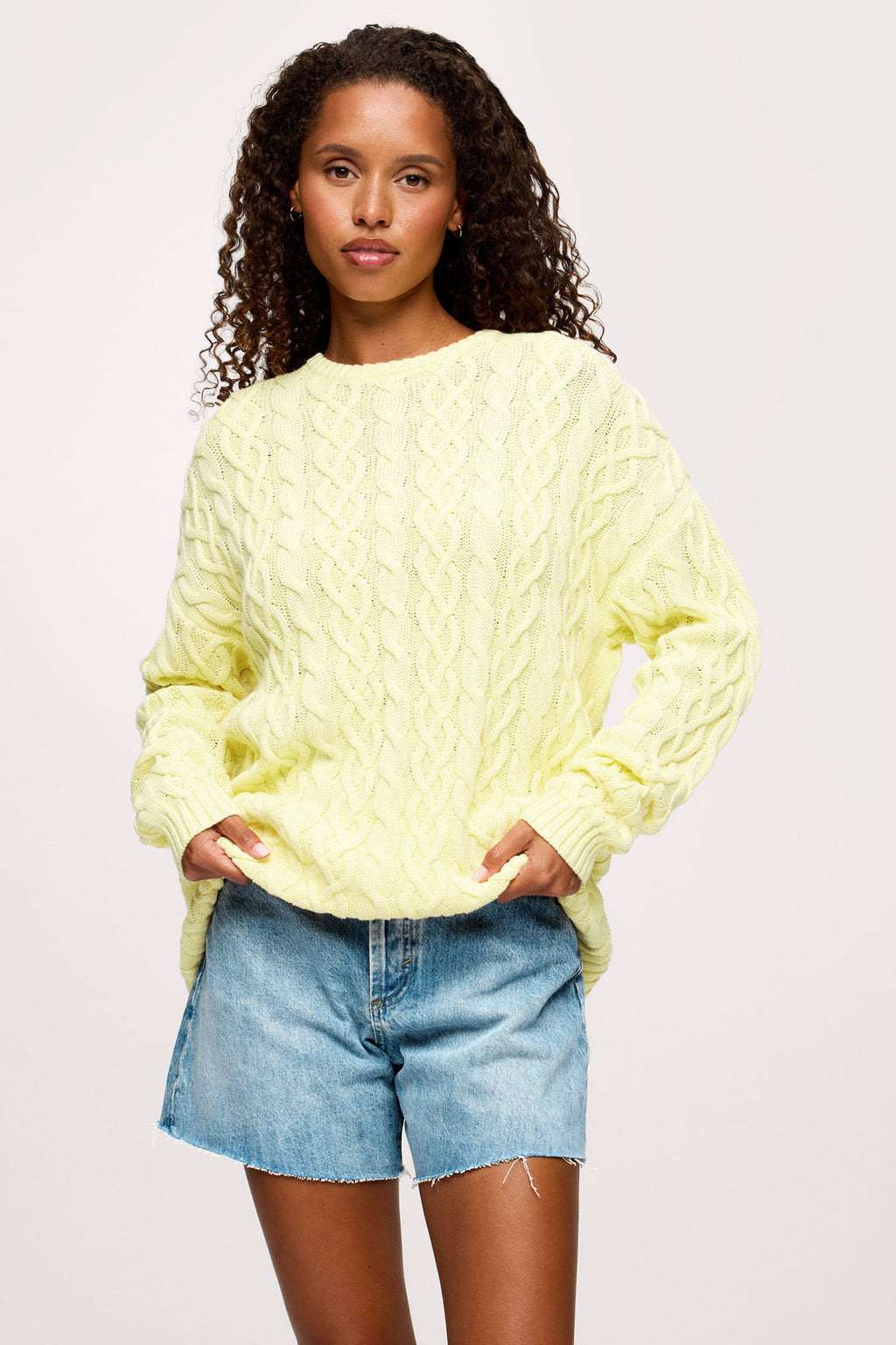 Lightweight Cable Sweater