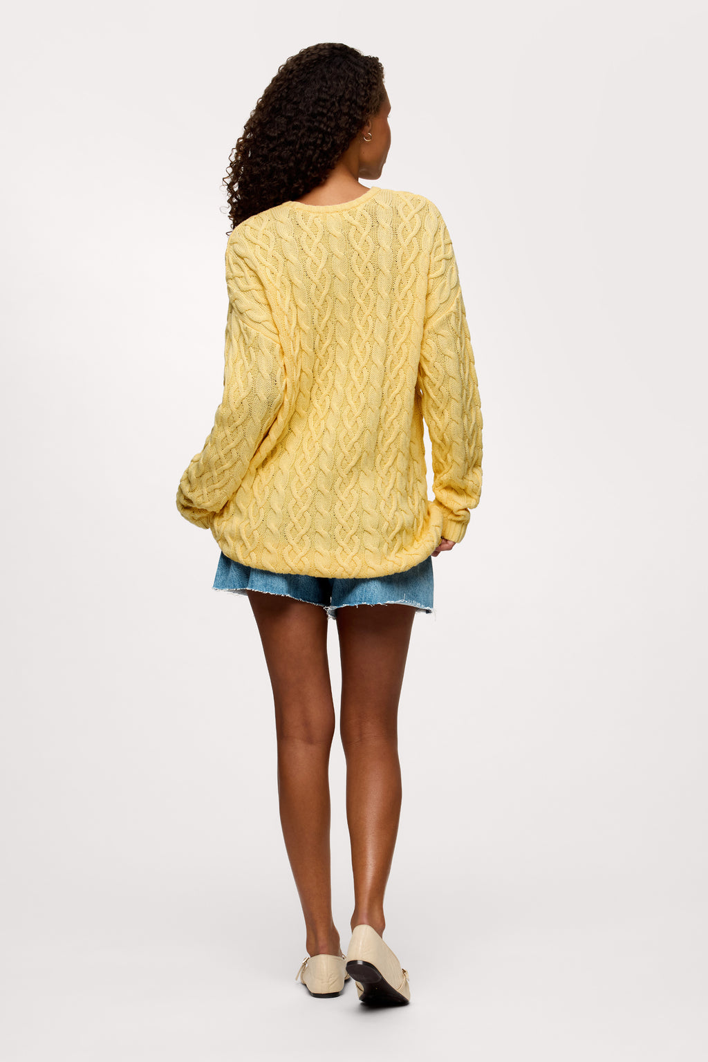 Lightweight Cable Sweater