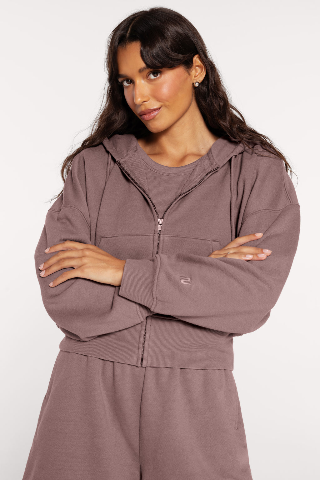 Vintage Fleece Zip Hoodie
