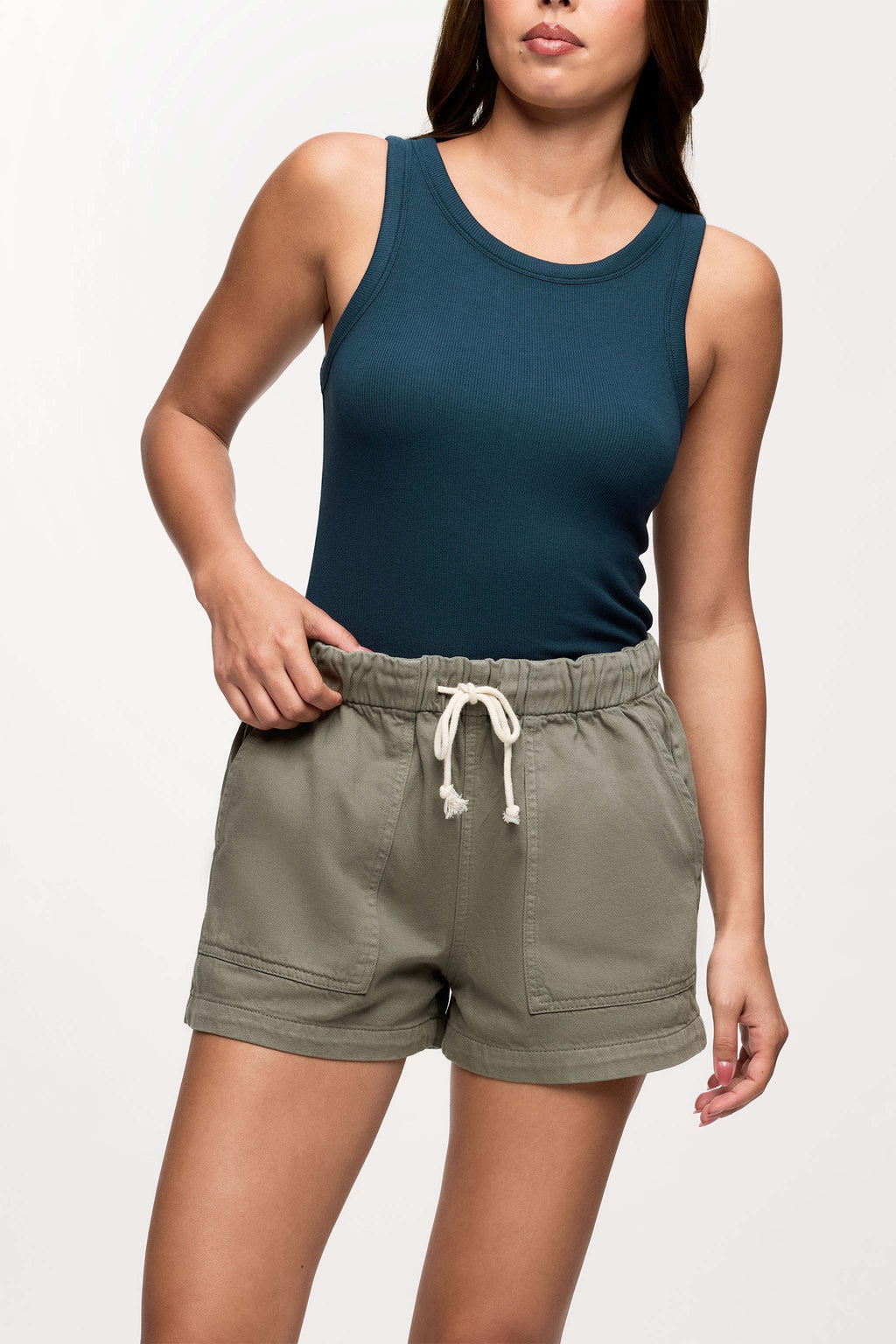 Pull-On Jean Short