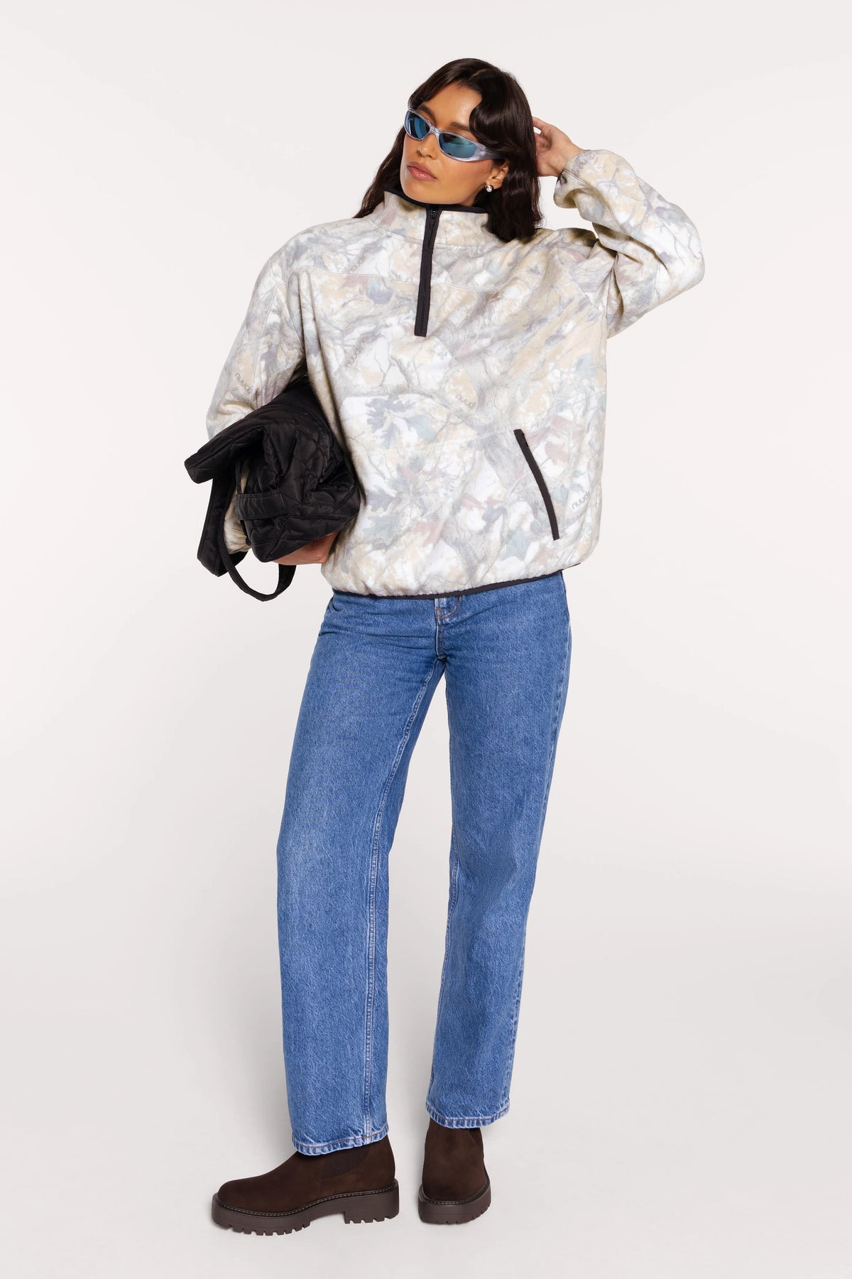 Color:nuuds Camo | Cabin Quarter-Zip Pullover