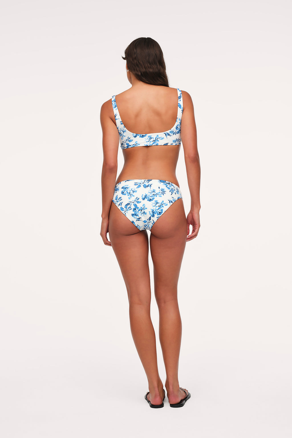 Plunge Bikini Top & Low Waist Bikini Bottom