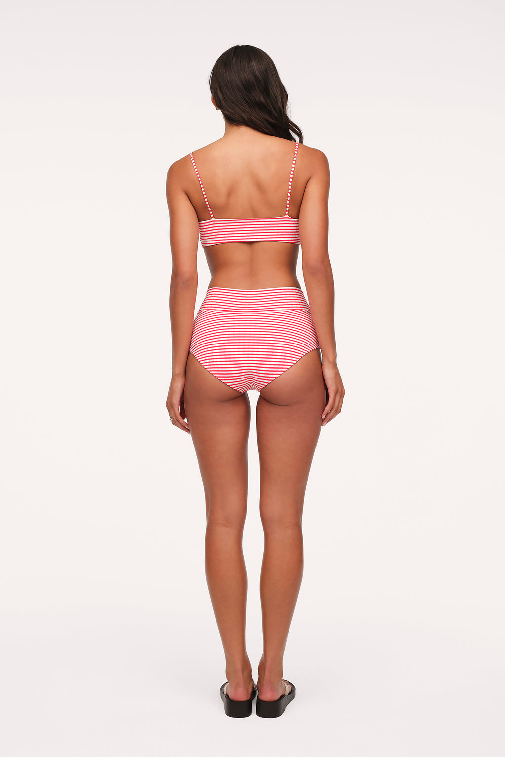 Bandeau Bikini Top & Boy Short Bikini Bottom