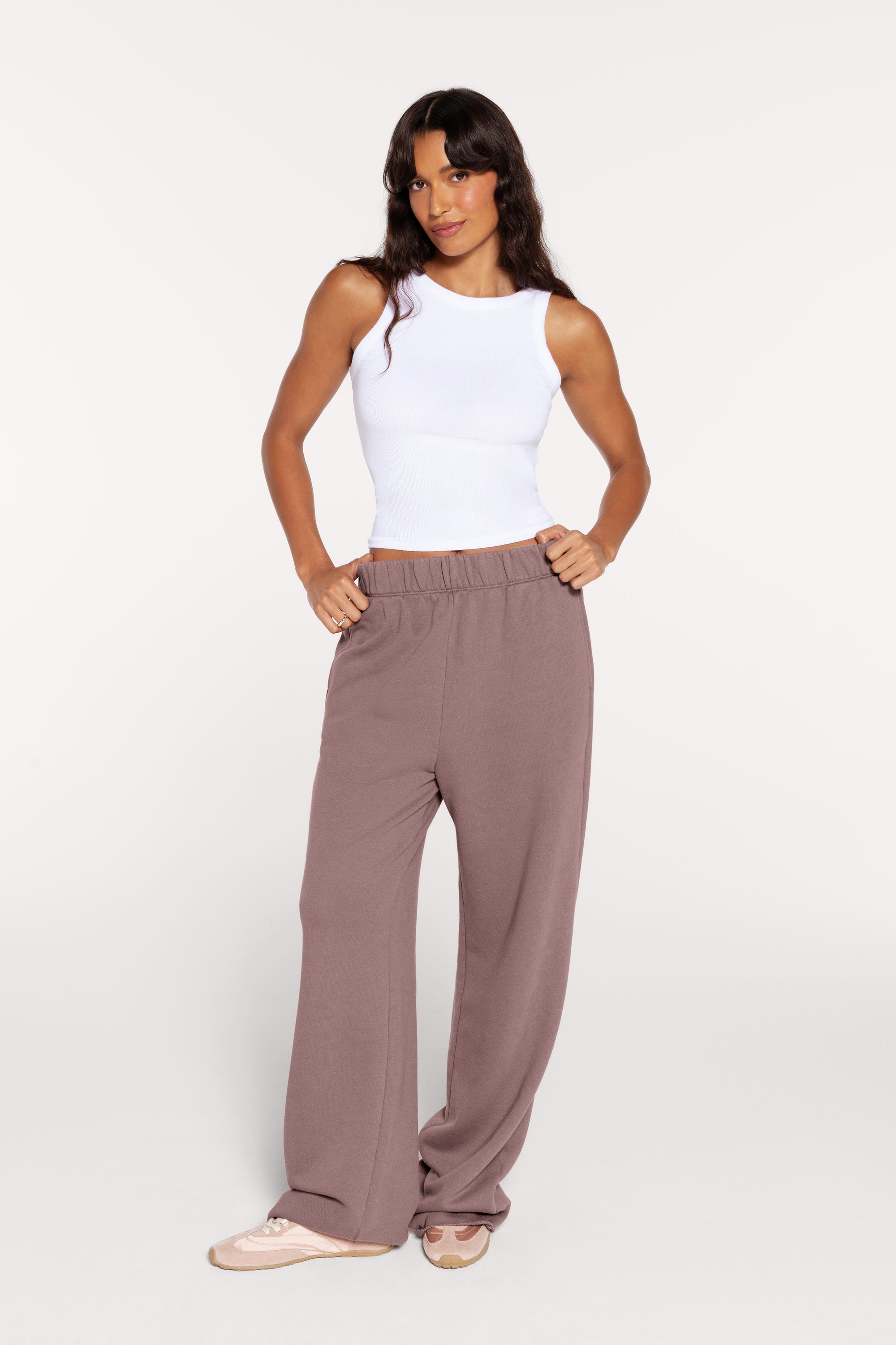 Vintage Fleece Raw Hem Sweatpant