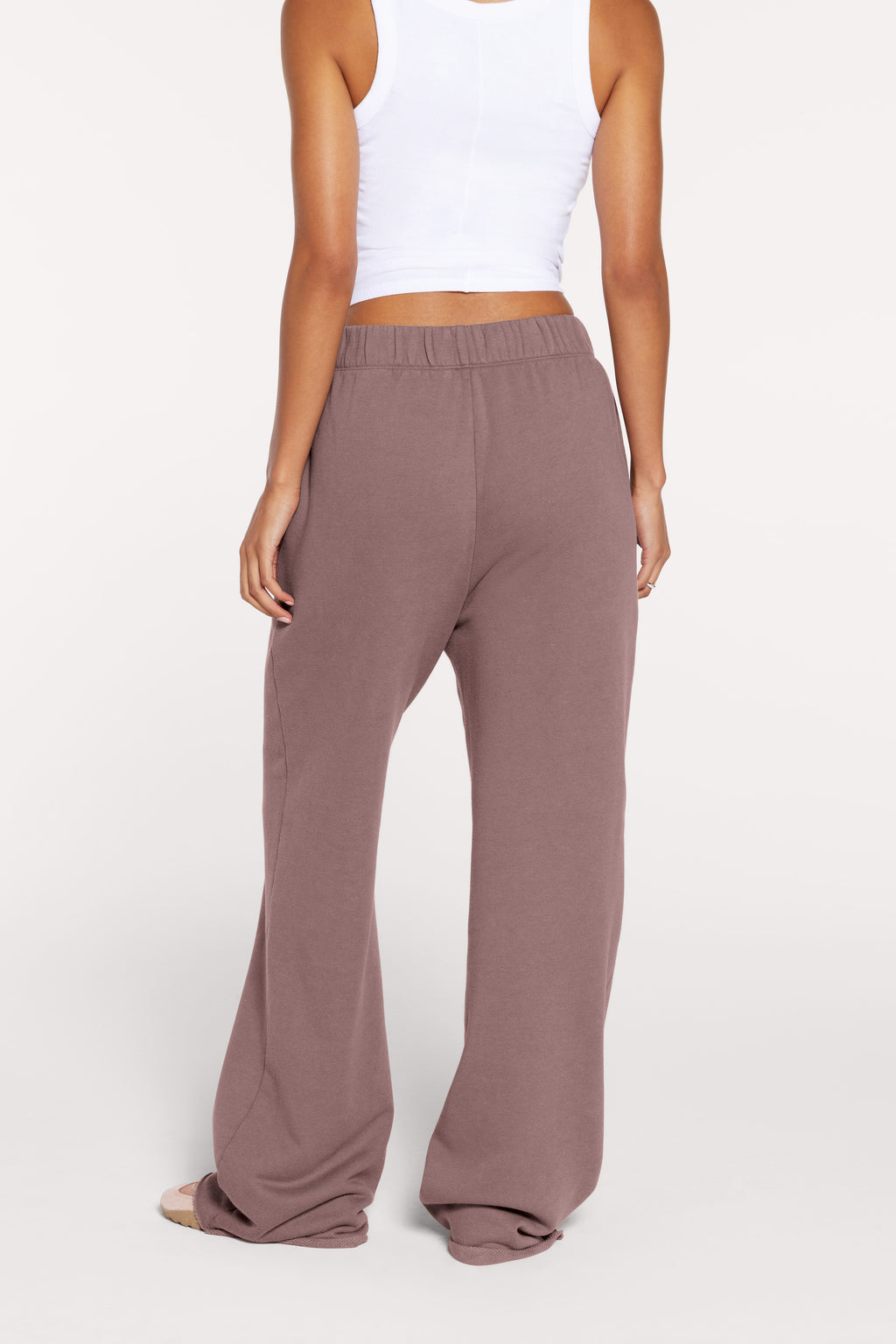 Vintage Fleece Raw Hem Sweatpant | Cocoa