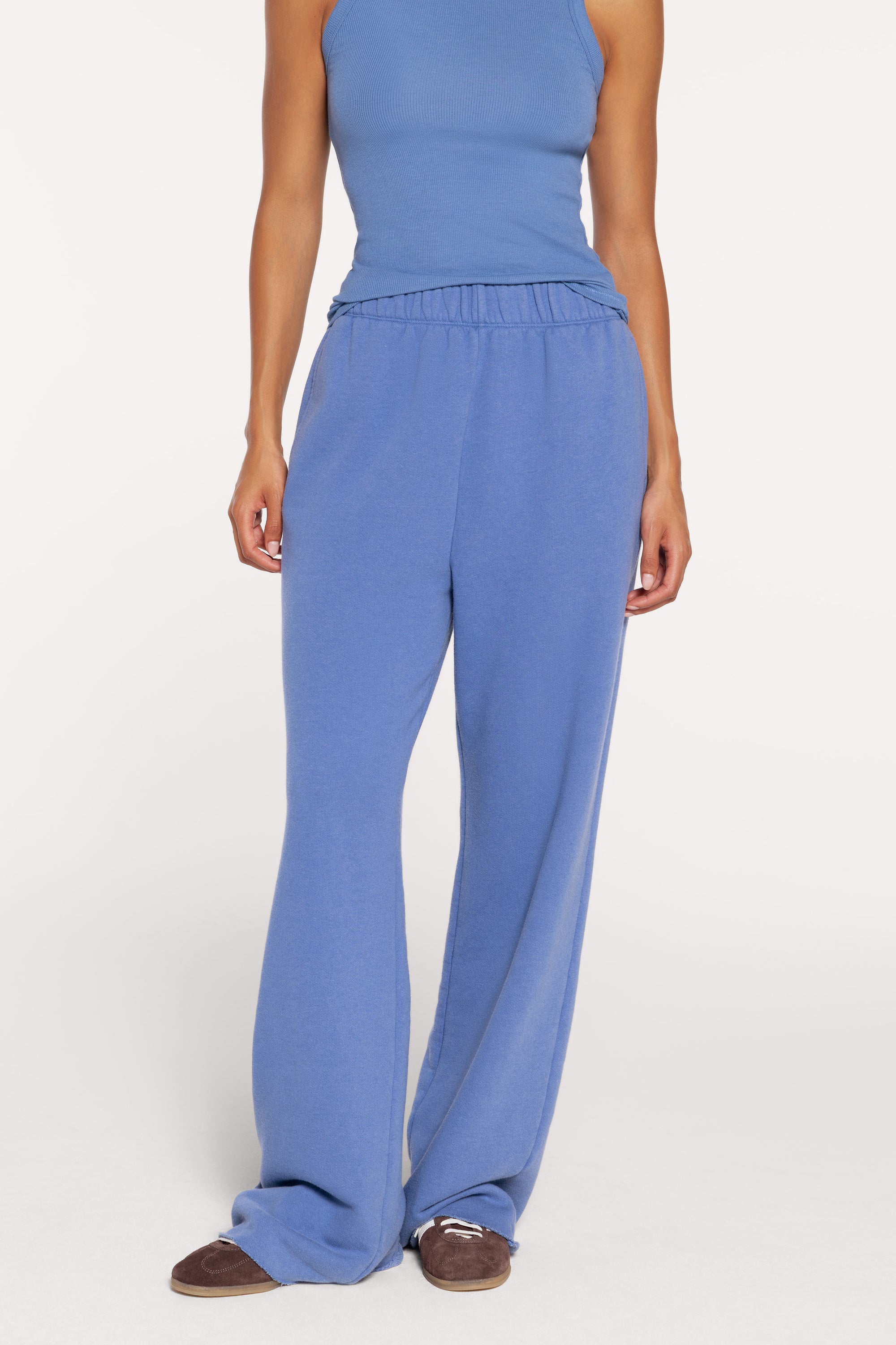 Vintage Fleece Raw Hem Sweatpant | Dutch Blue