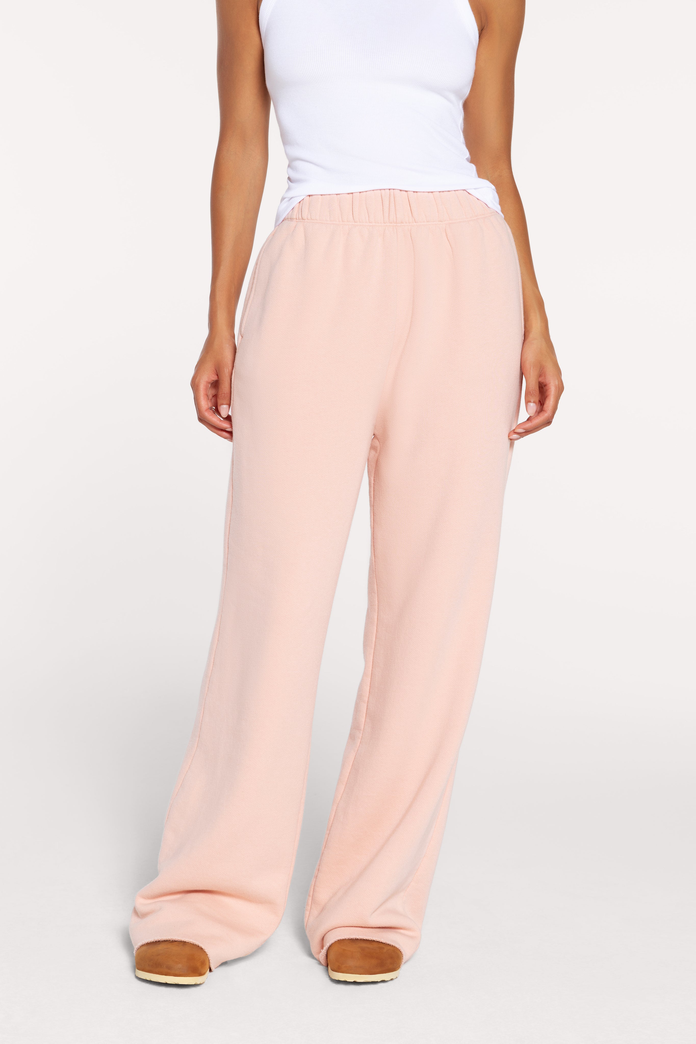 Vintage Fleece Raw Hem Sweatpant | Dusty Rose