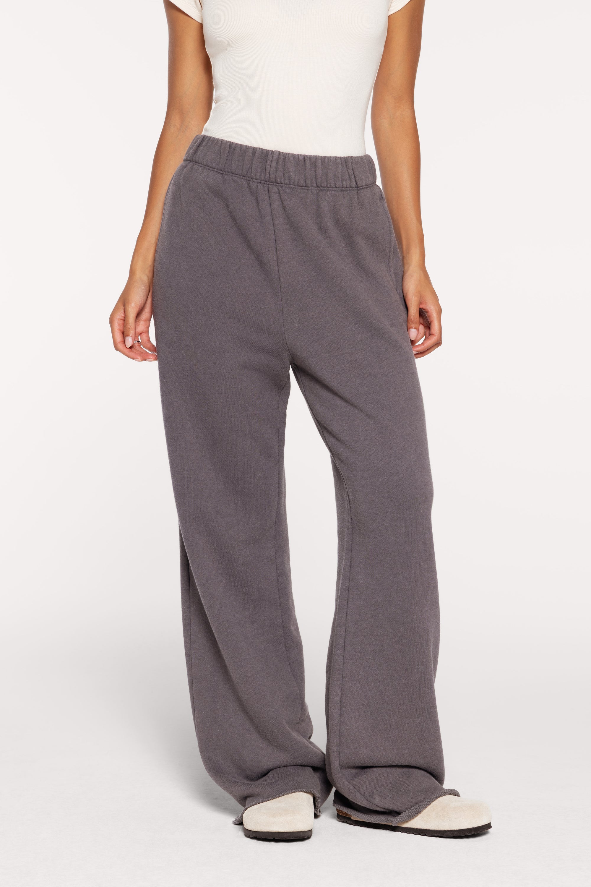 Vintage Fleece Raw Hem Sweatpant | Iron