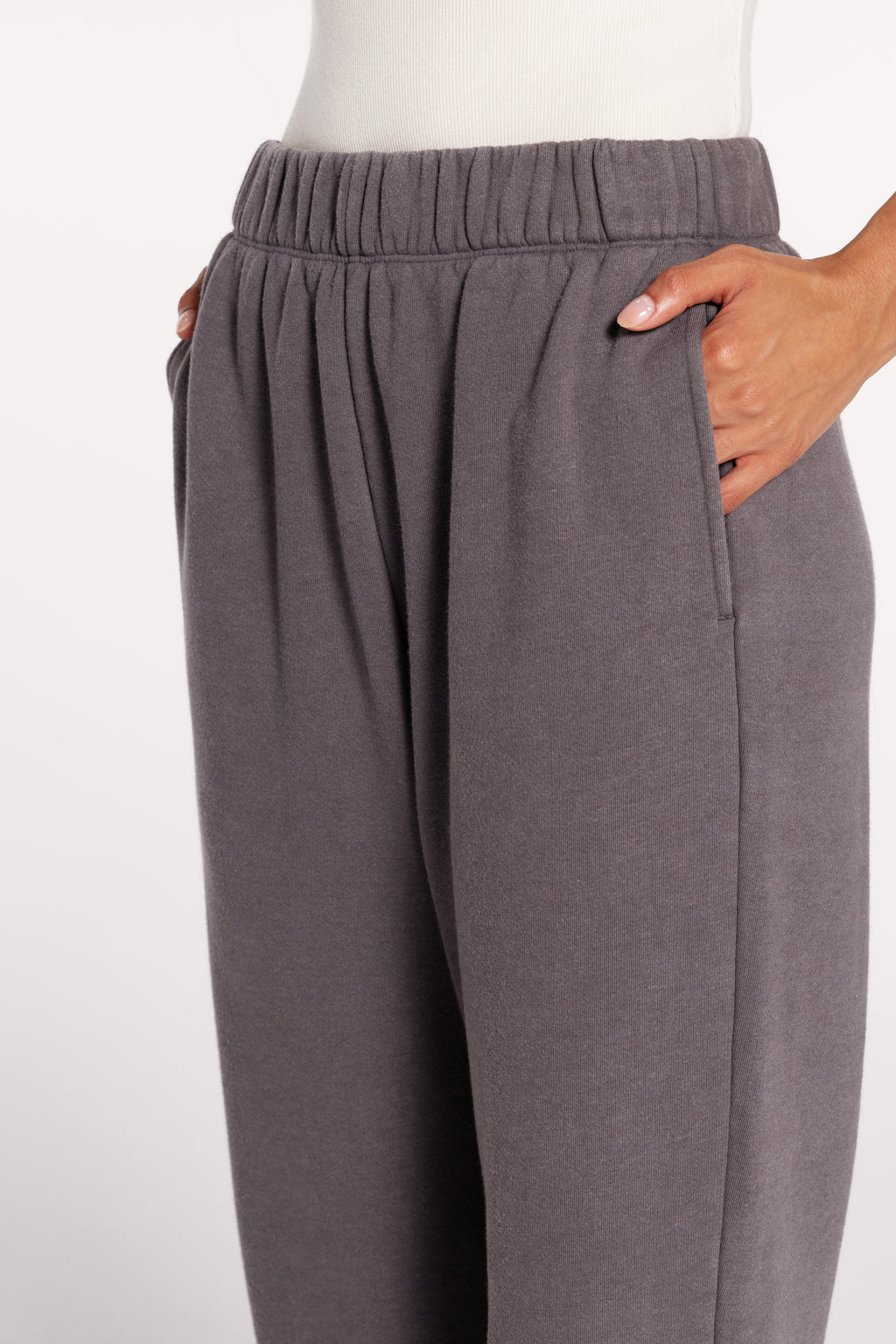 Vintage Fleece Raw Hem Sweatpant | Iron