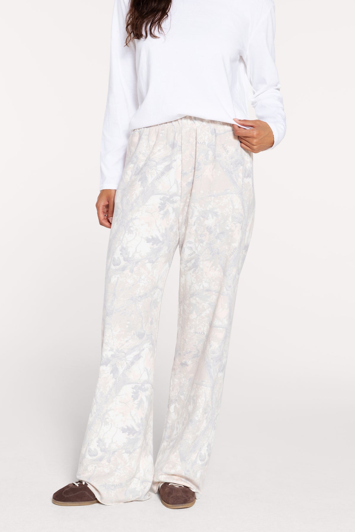 Color:nuuds Camo | Raw Hem Sweatpant