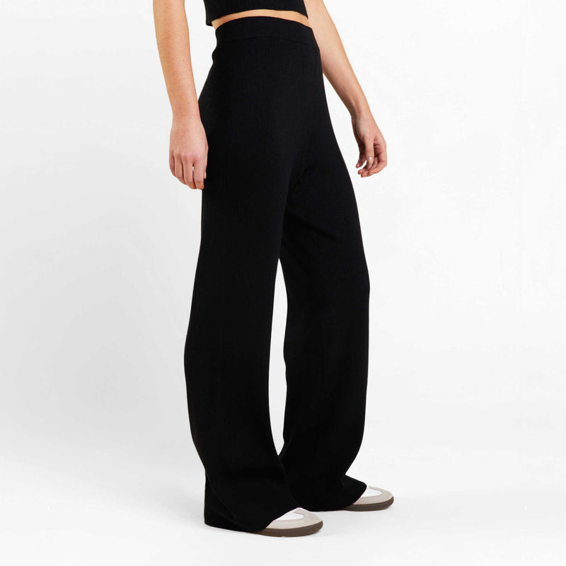 Ribbed Sweater Wide Leg Pant image 