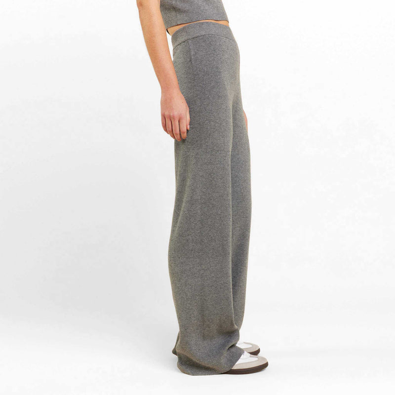 Ribbed Sweater Wide Leg Pant image 