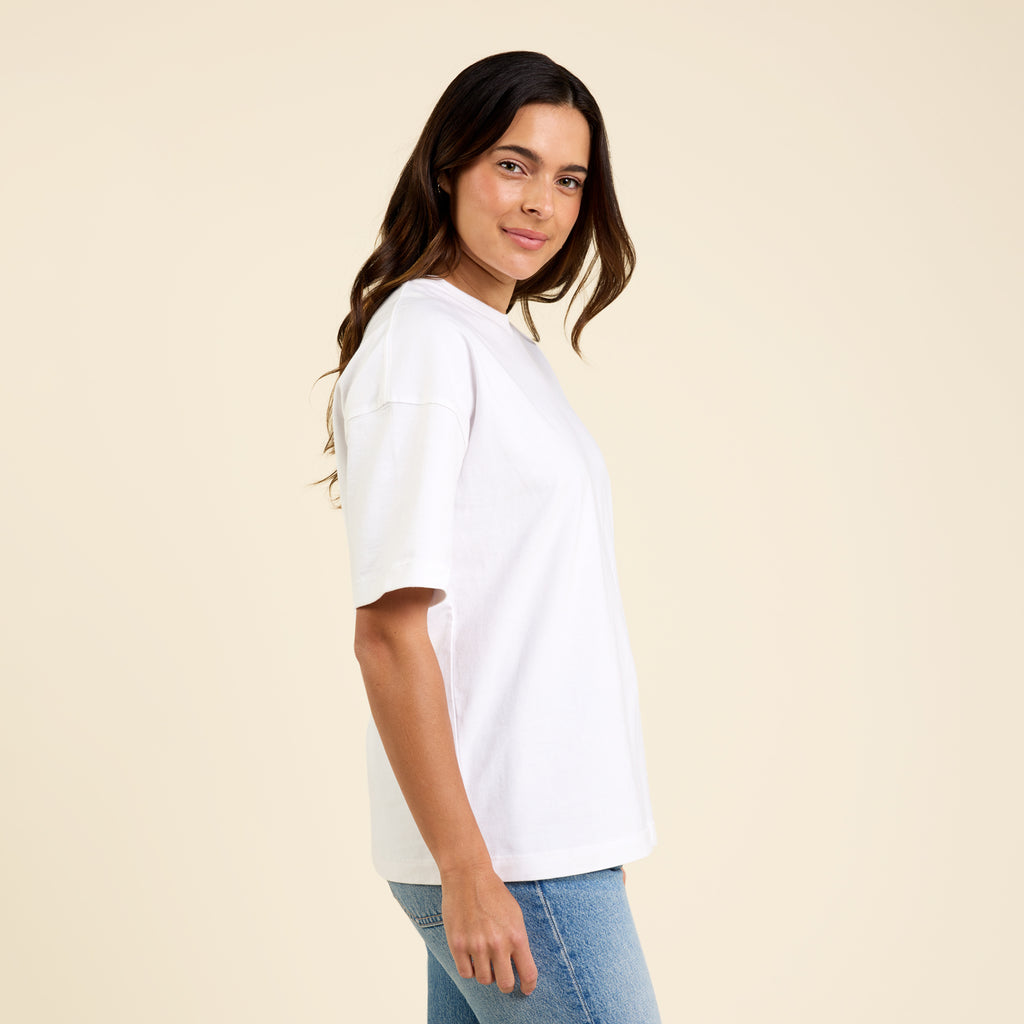 Garment Dye Tee | White