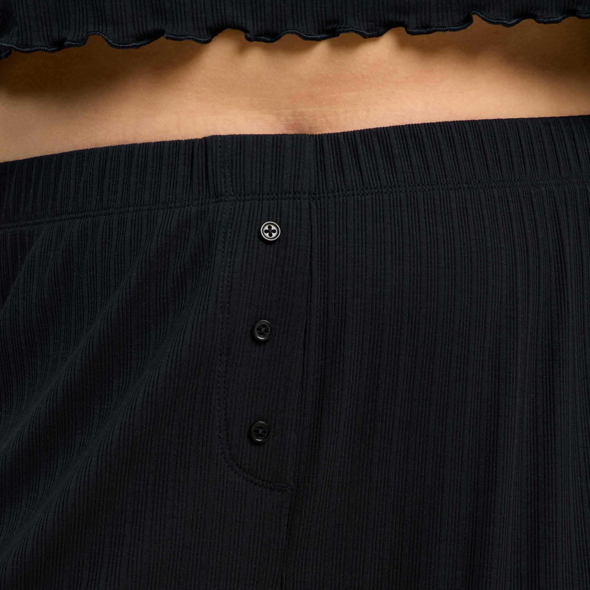 Mini Rib Wide Leg Pant