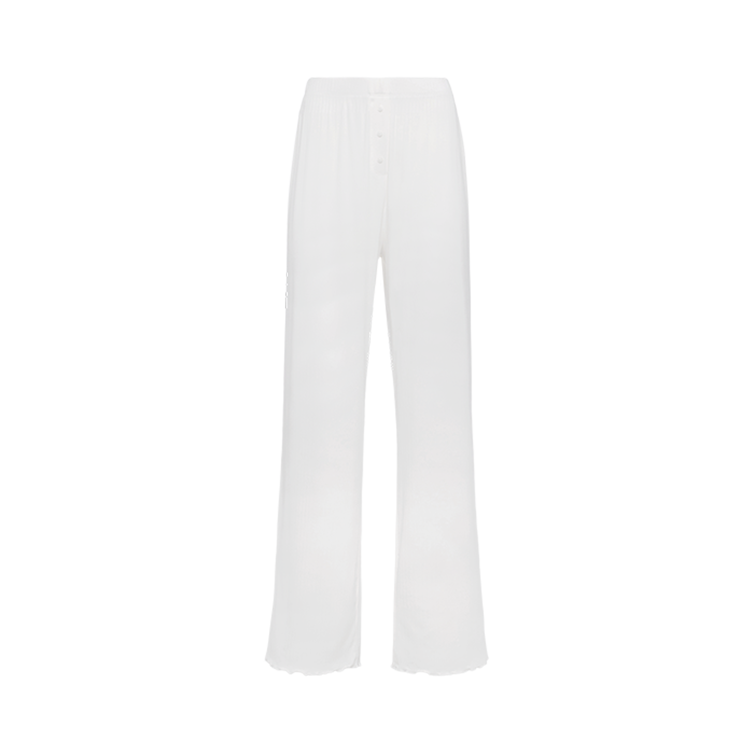 Mini Rib Wide Leg Pant