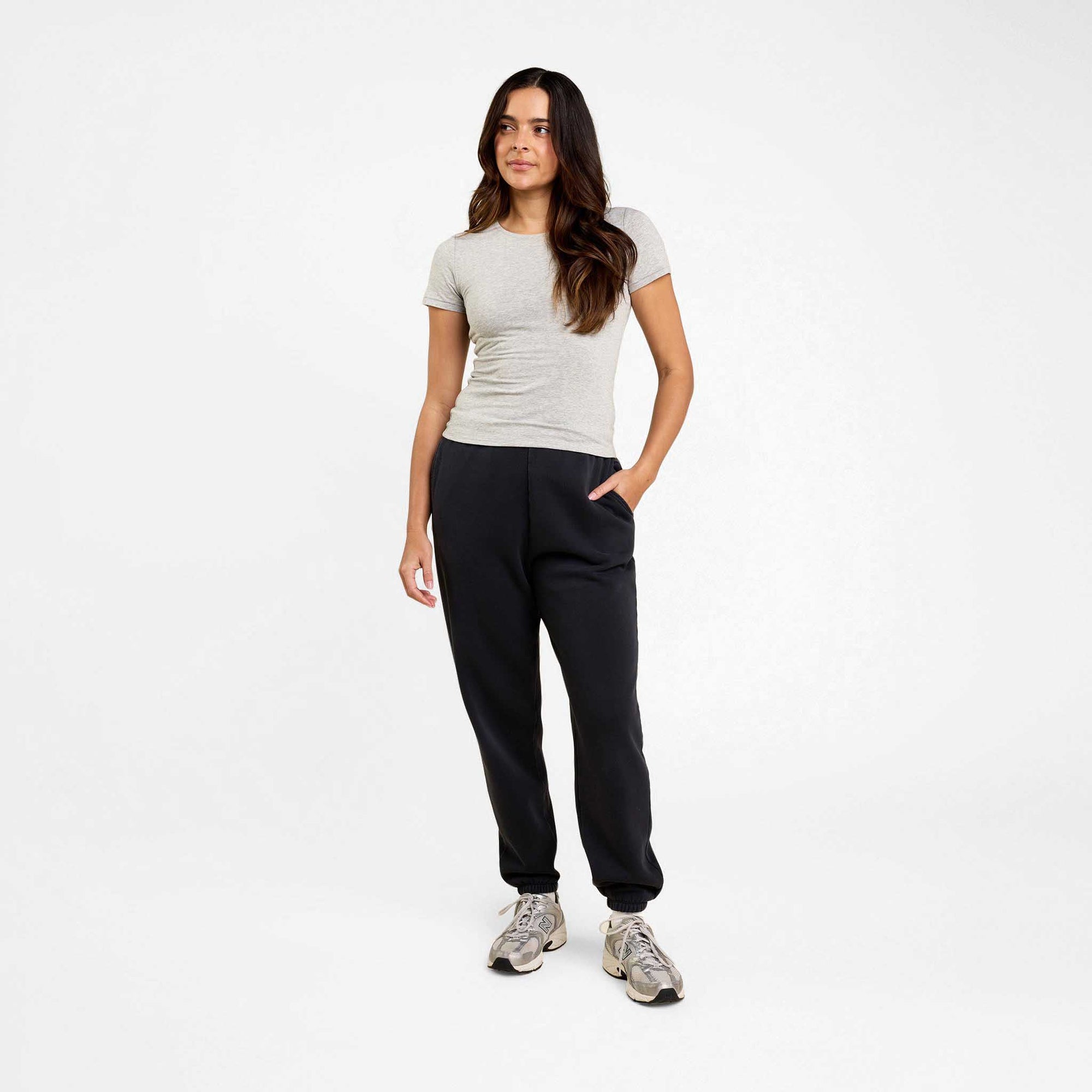 Cotton Stretch Classic Crewneck Tee