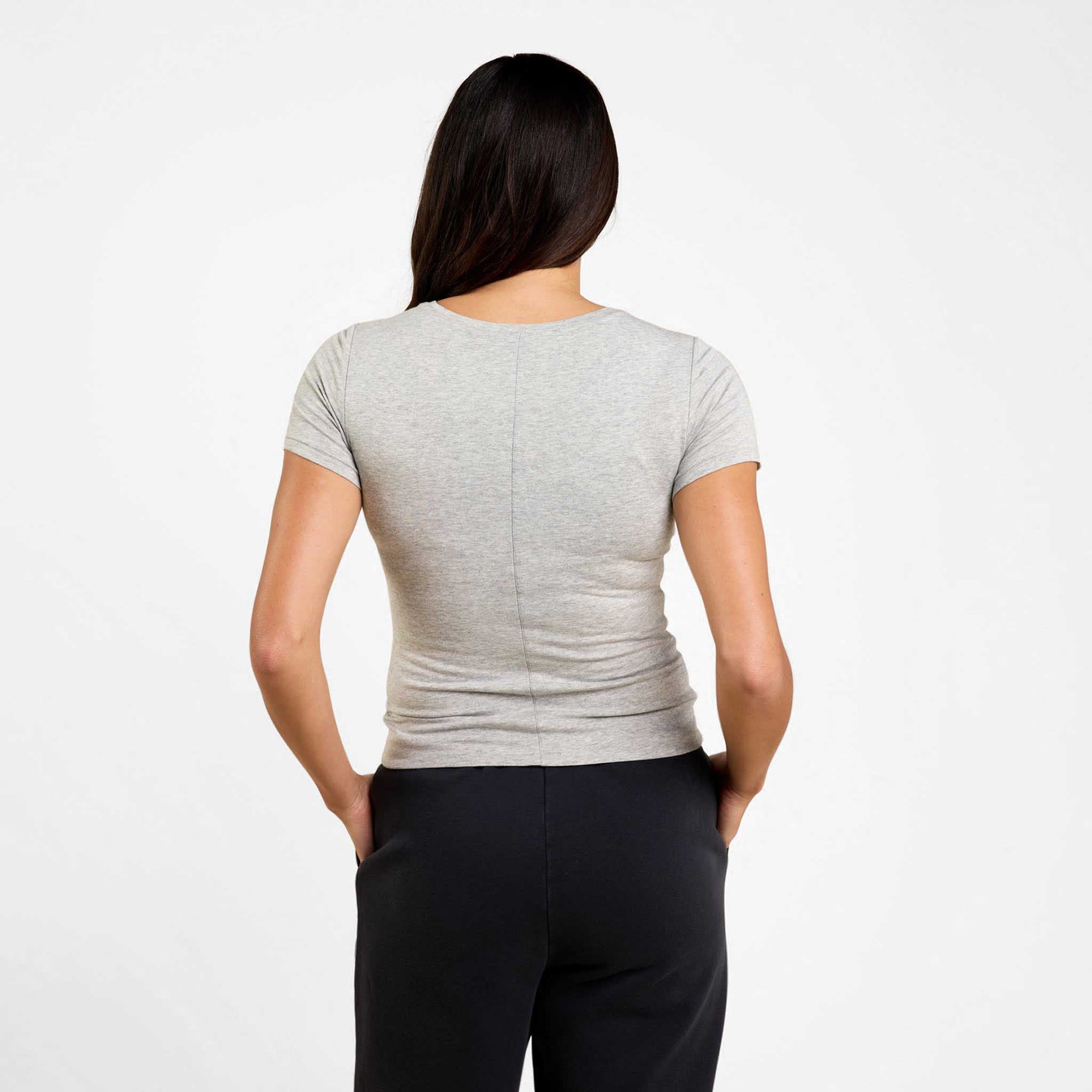 Cotton Stretch Classic Crewneck Tee