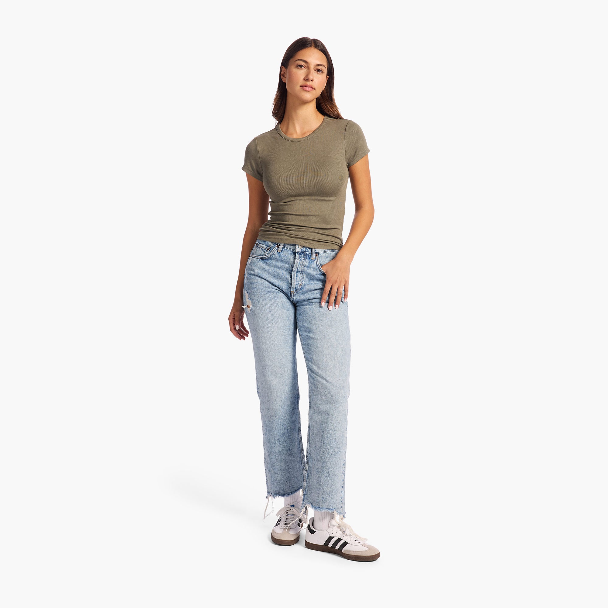 Slinky Rib Tee