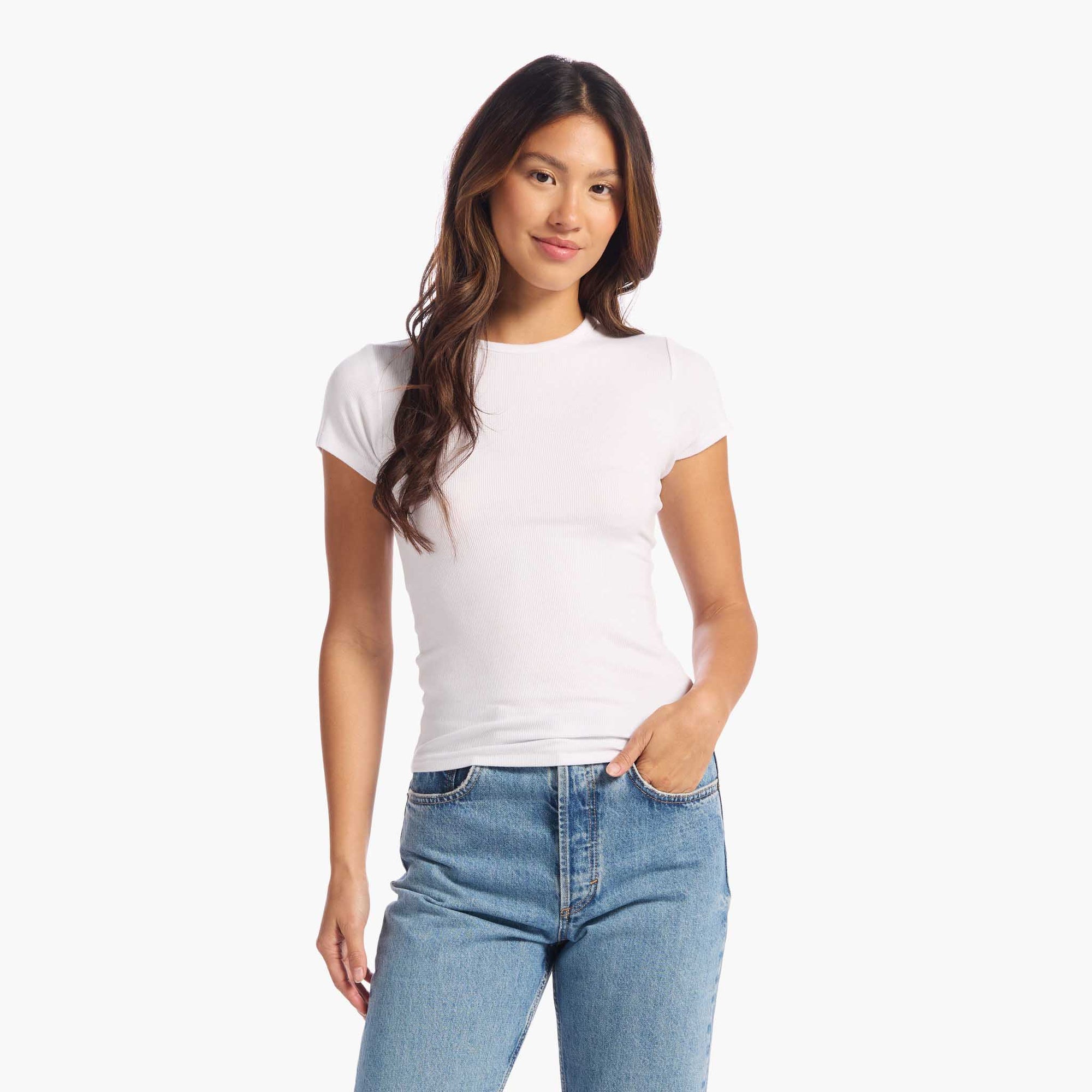 Slinky Rib Tee