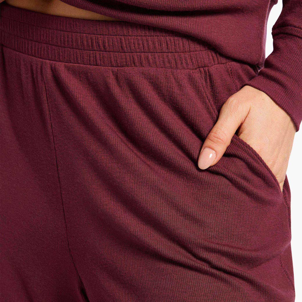 Slinky Rib Wide Leg Pant