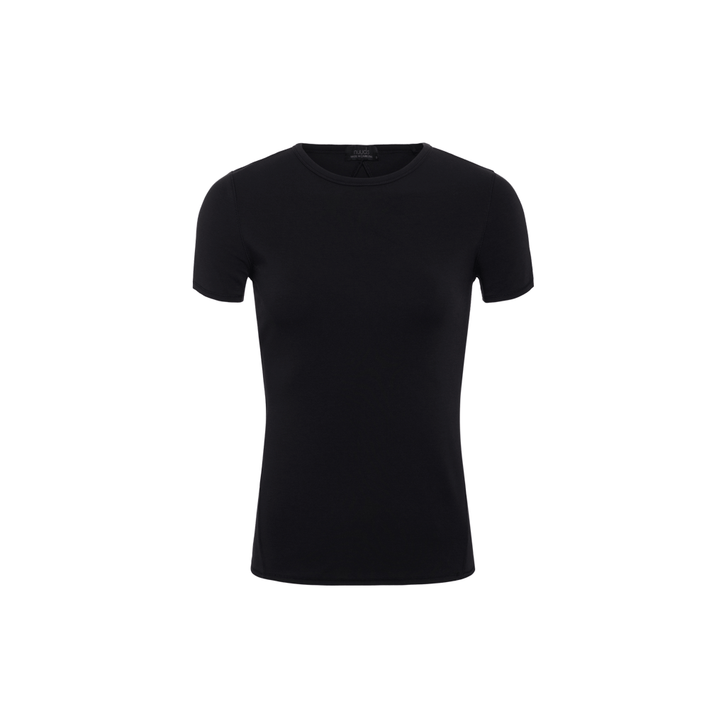 Her Cotton Cropped Tee - Dark Mauve