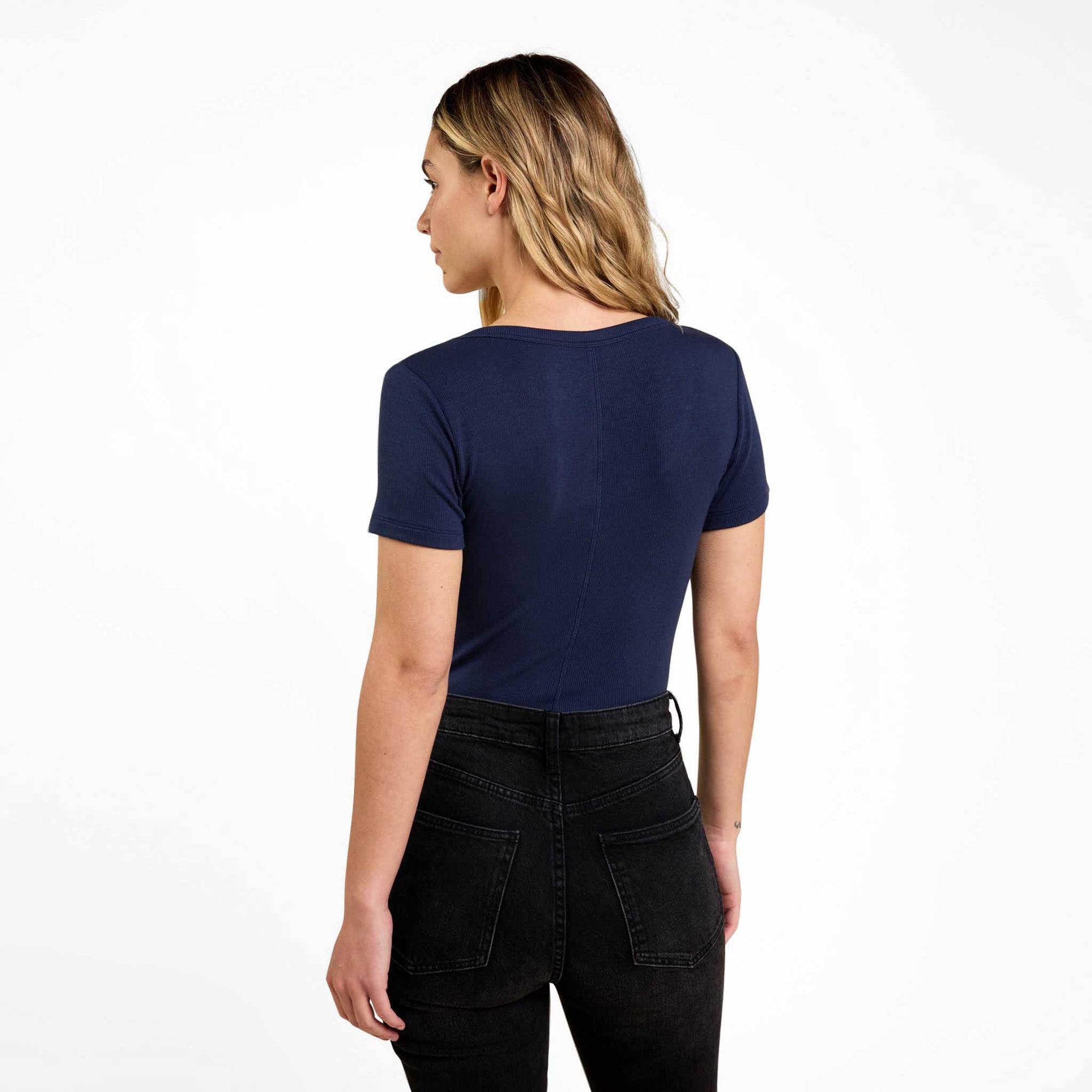 Slinky Rib Short Sleeve Bodysuit