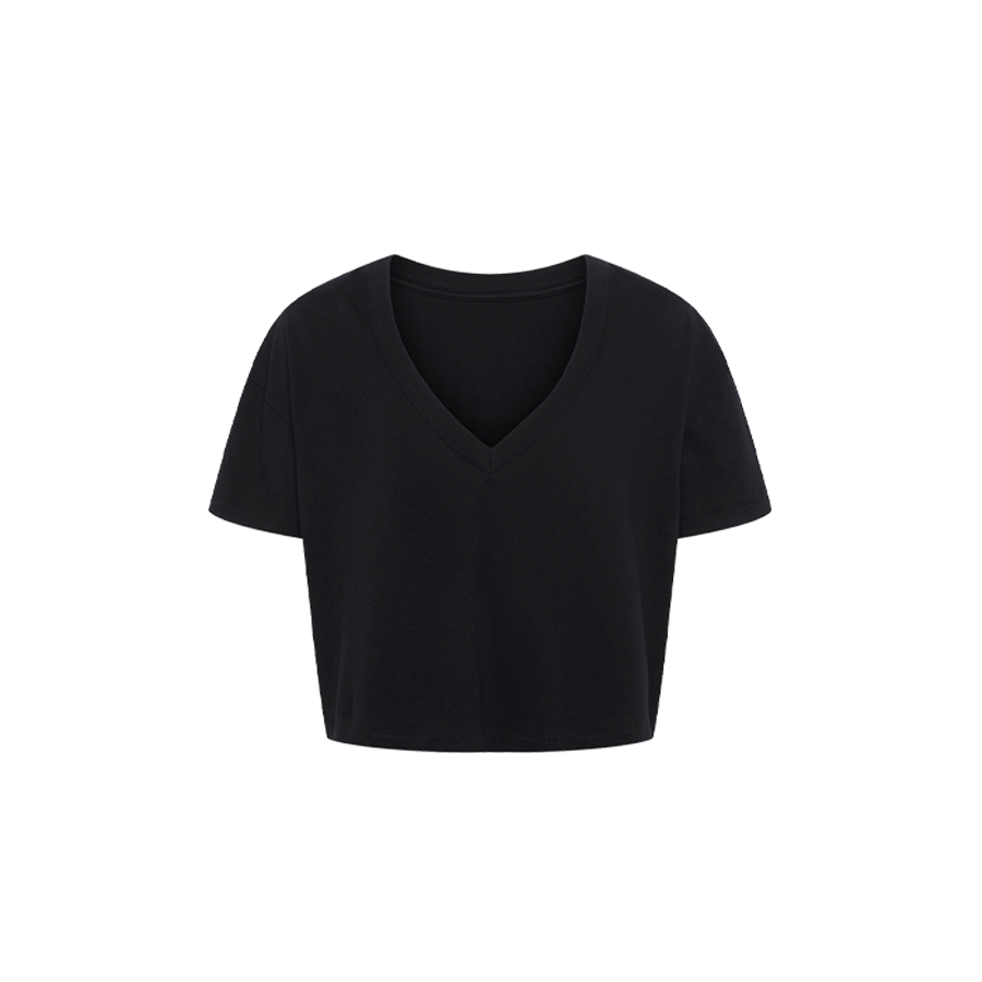Boxy V-Neck Tee