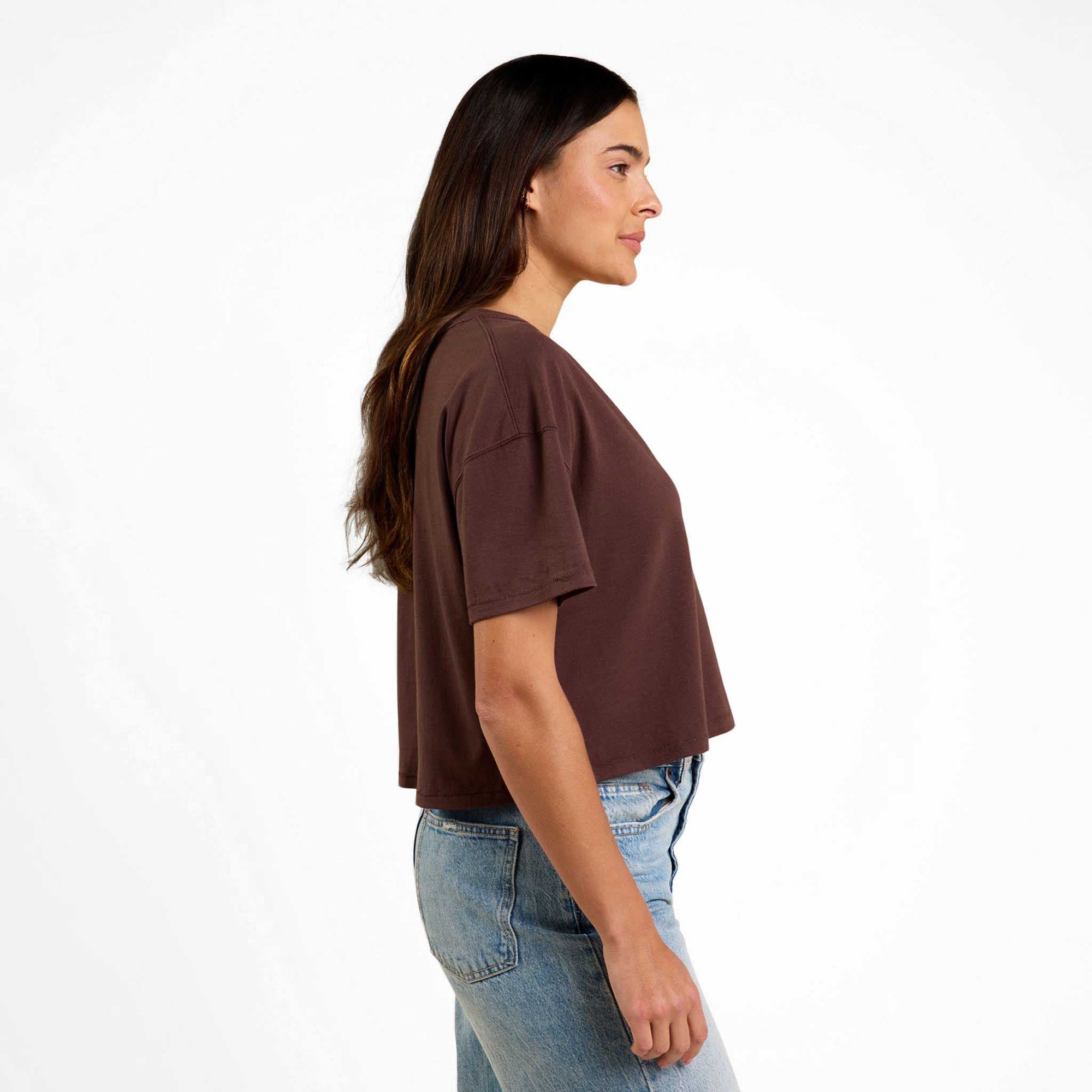 Boxy V-Neck Tee