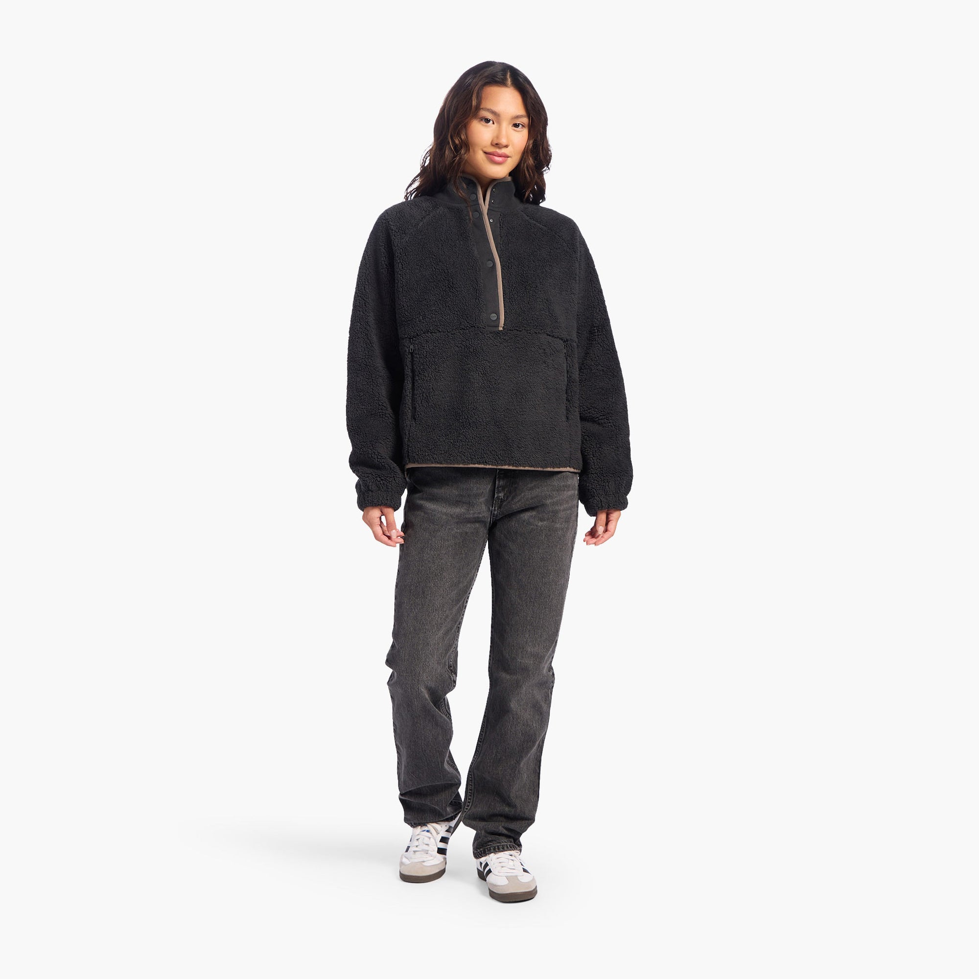 Summit Sherpa Pullover | Black