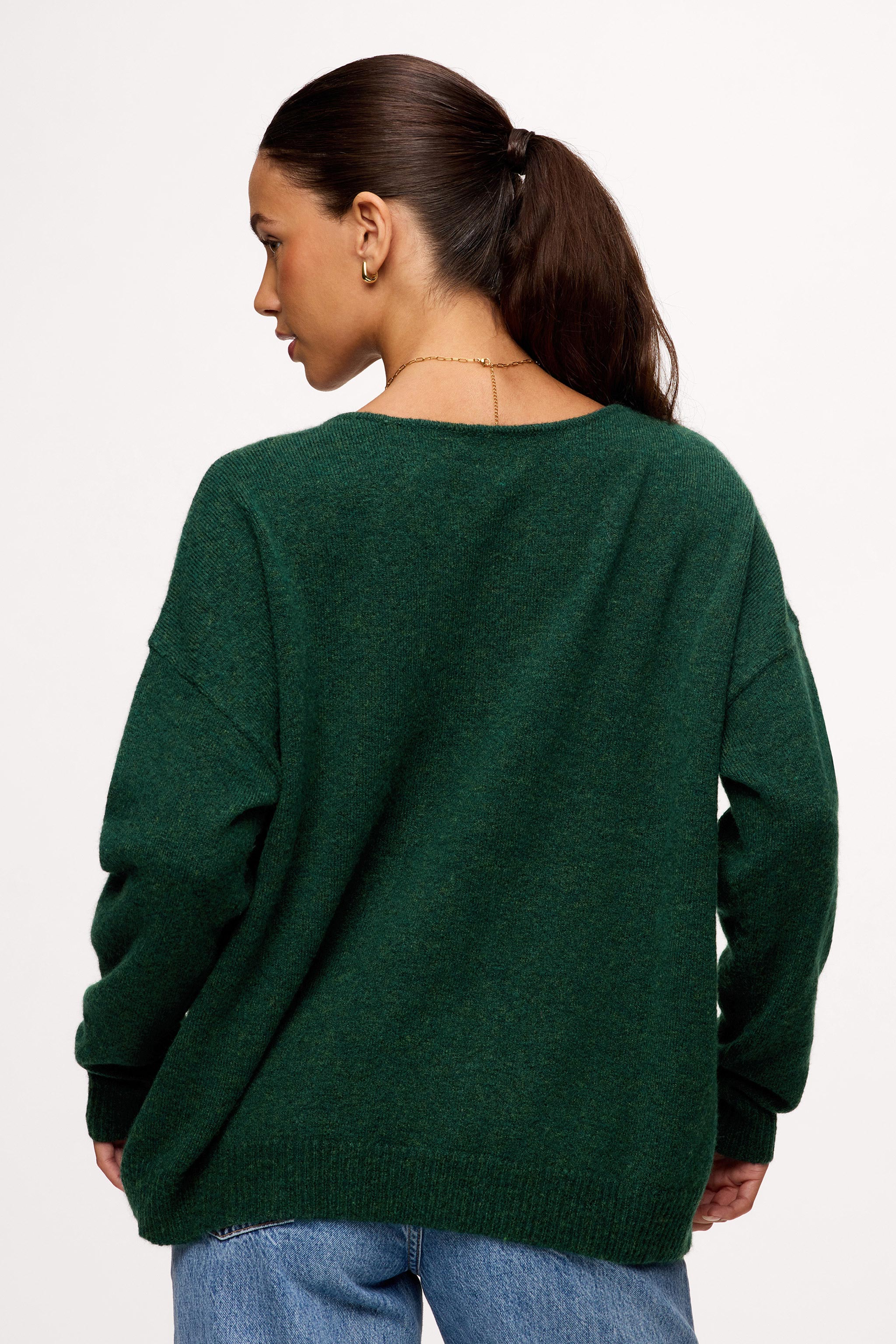 Cozy Knit V-Neck Sweater