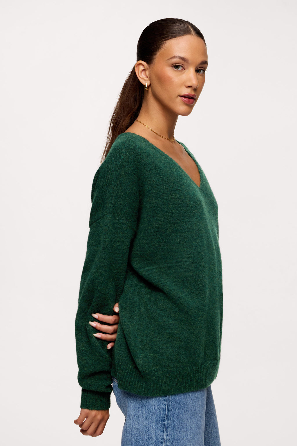 Cozy Knit V-Neck Sweater