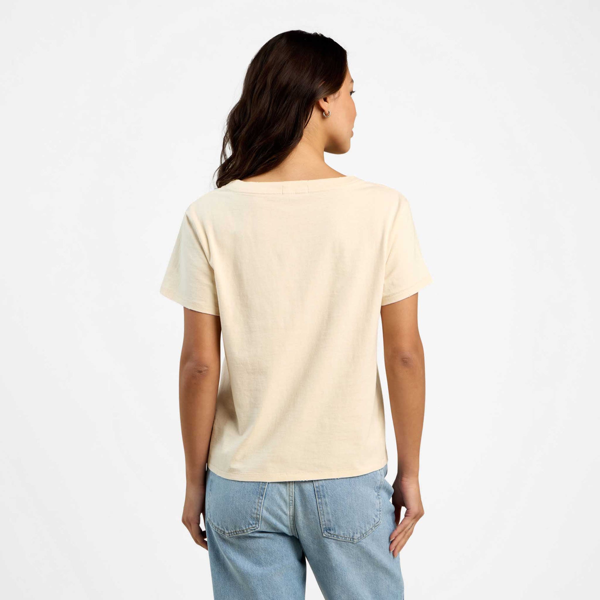 Vintage Cotton V-Neck Everyday T-Shirt