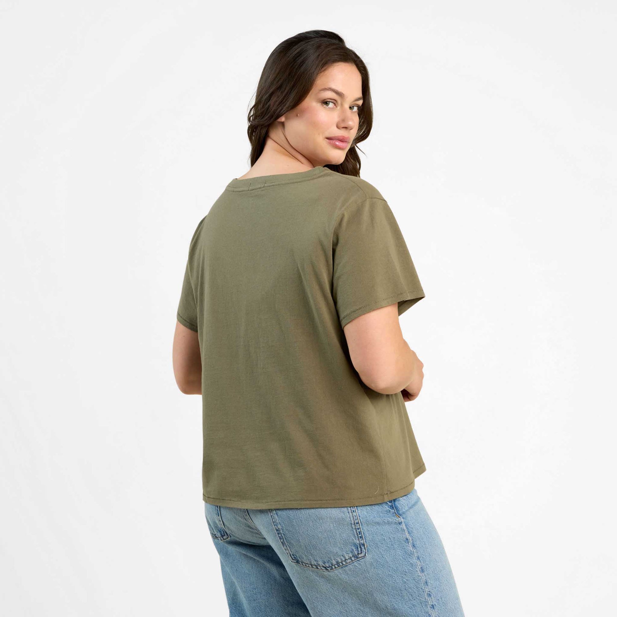 Vintage Cotton V-Neck Everyday T-Shirt